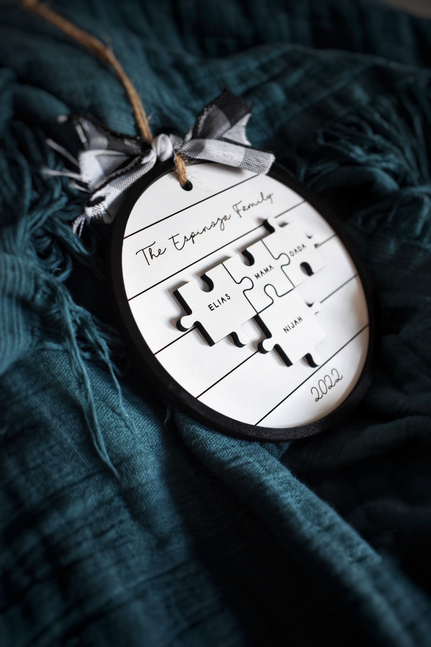 Personalized Christmas Ornament Gift-Custom Puzzle Year Ornament