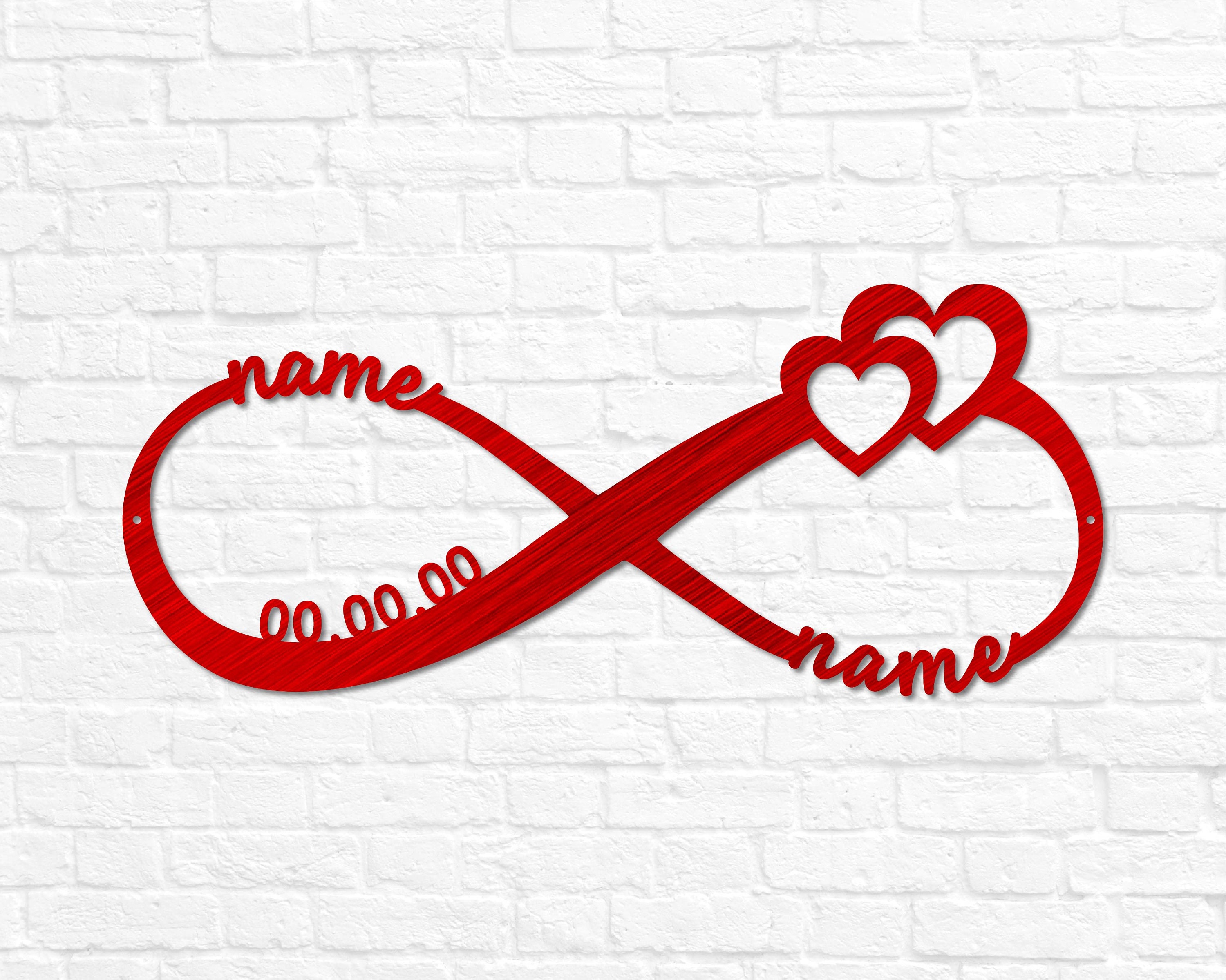 Personalized Wedding Gift for Couple | Custom Infinity Sign