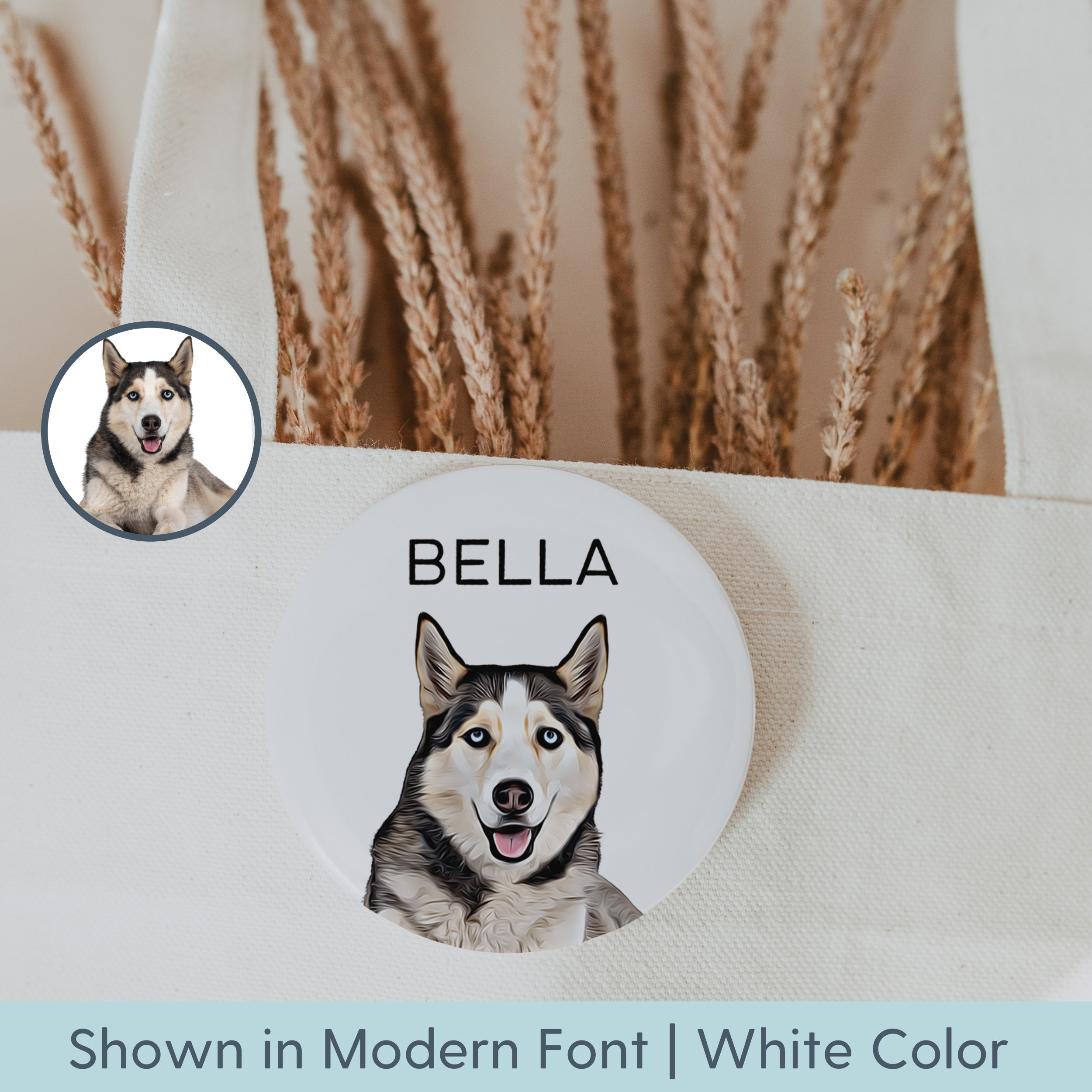 Custom Pin Using Pet Photo + Name Custom Dog Name Personalized Cat Pin  Custom Dog Pinback Buttons