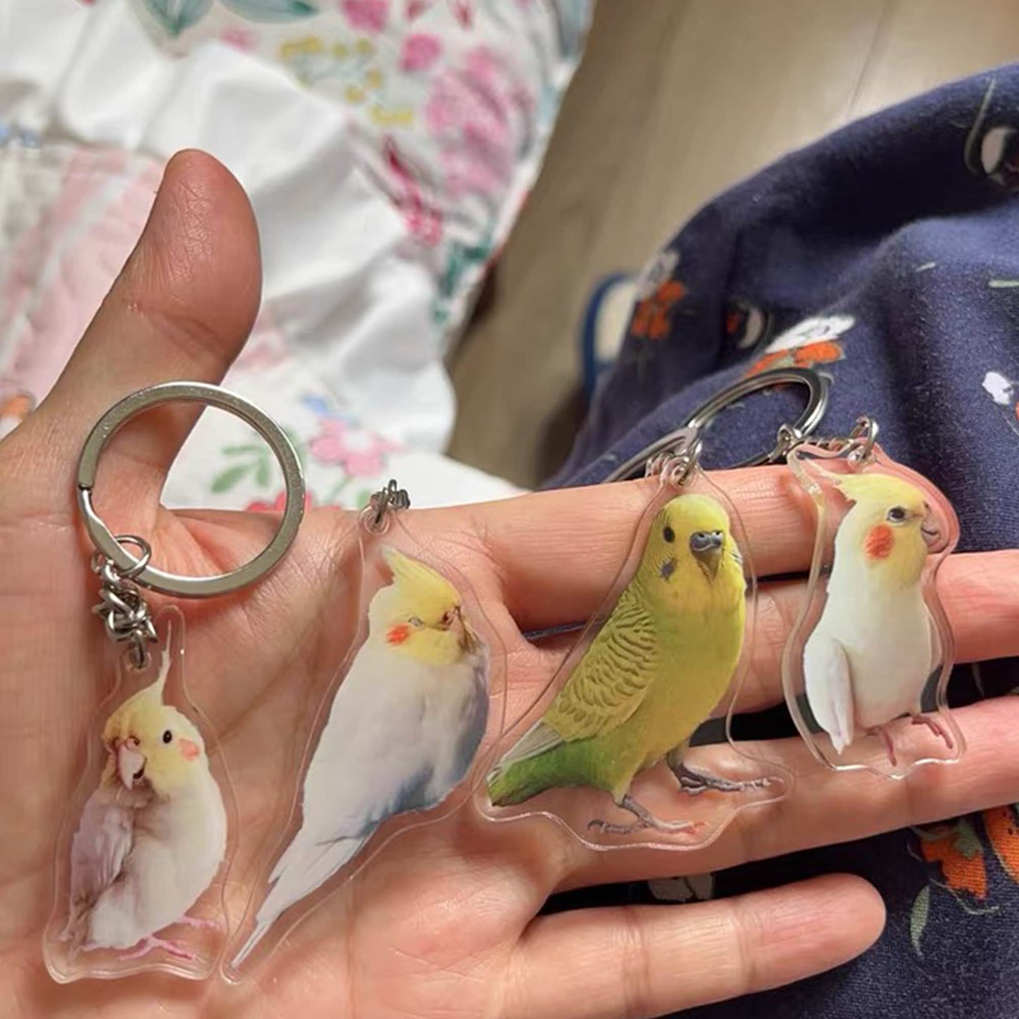 Custom Cat Keychain, Dog Keychain, Pet Keychain, Personalized Pet Photo Keychain