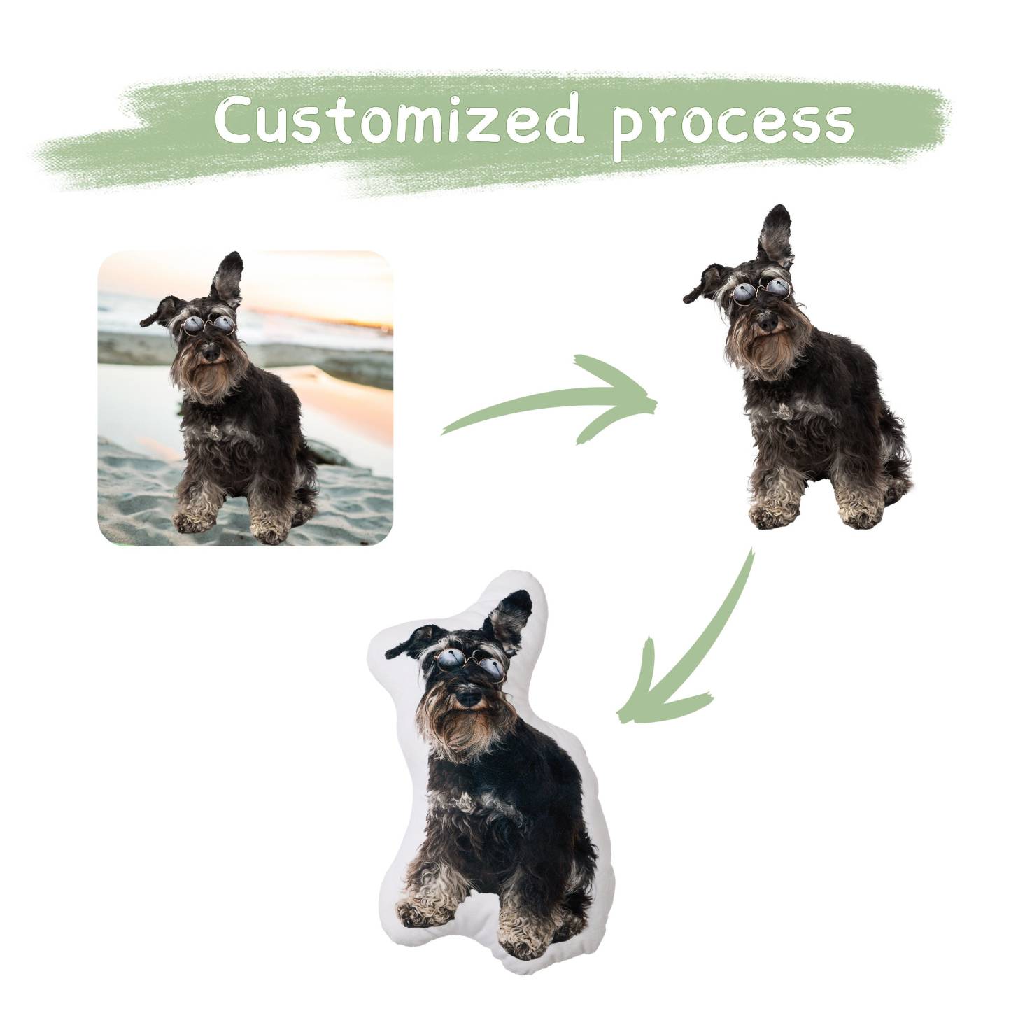 Personalized Pet Pillow, Custom Animal Decorative Pillow, Dog And Cat Cushion, Pet Lover Gift, Personalized Pillow