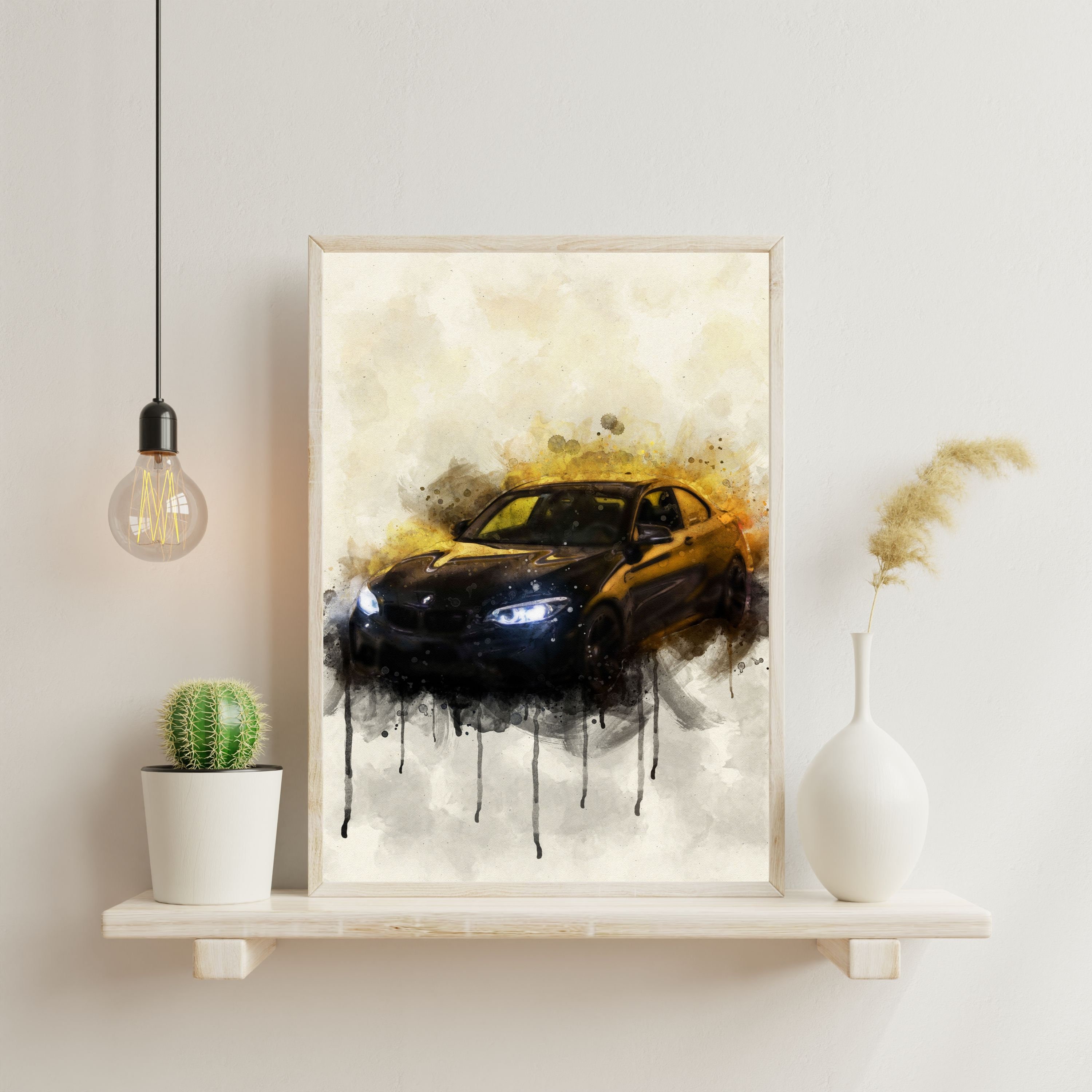 Custom Car Painting from Photo | Personalized Gifts for Dad or Boyfriend