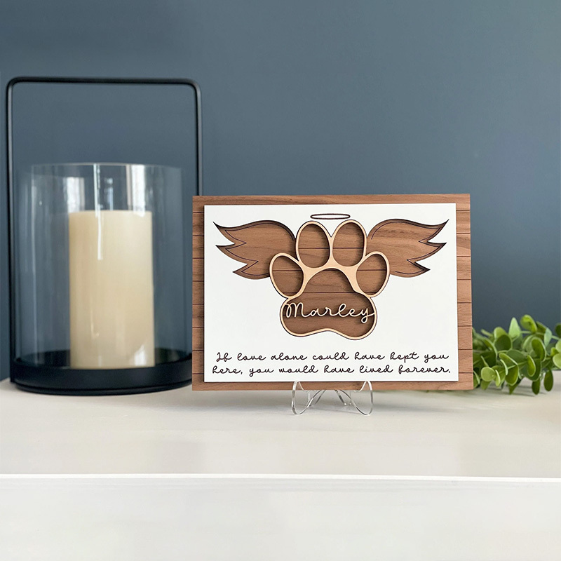 Pet Memorial Sign, Pet Memorial Gift, Pet Loss Gift, Personalized Cat Memorial, Personalized Dog Memorial