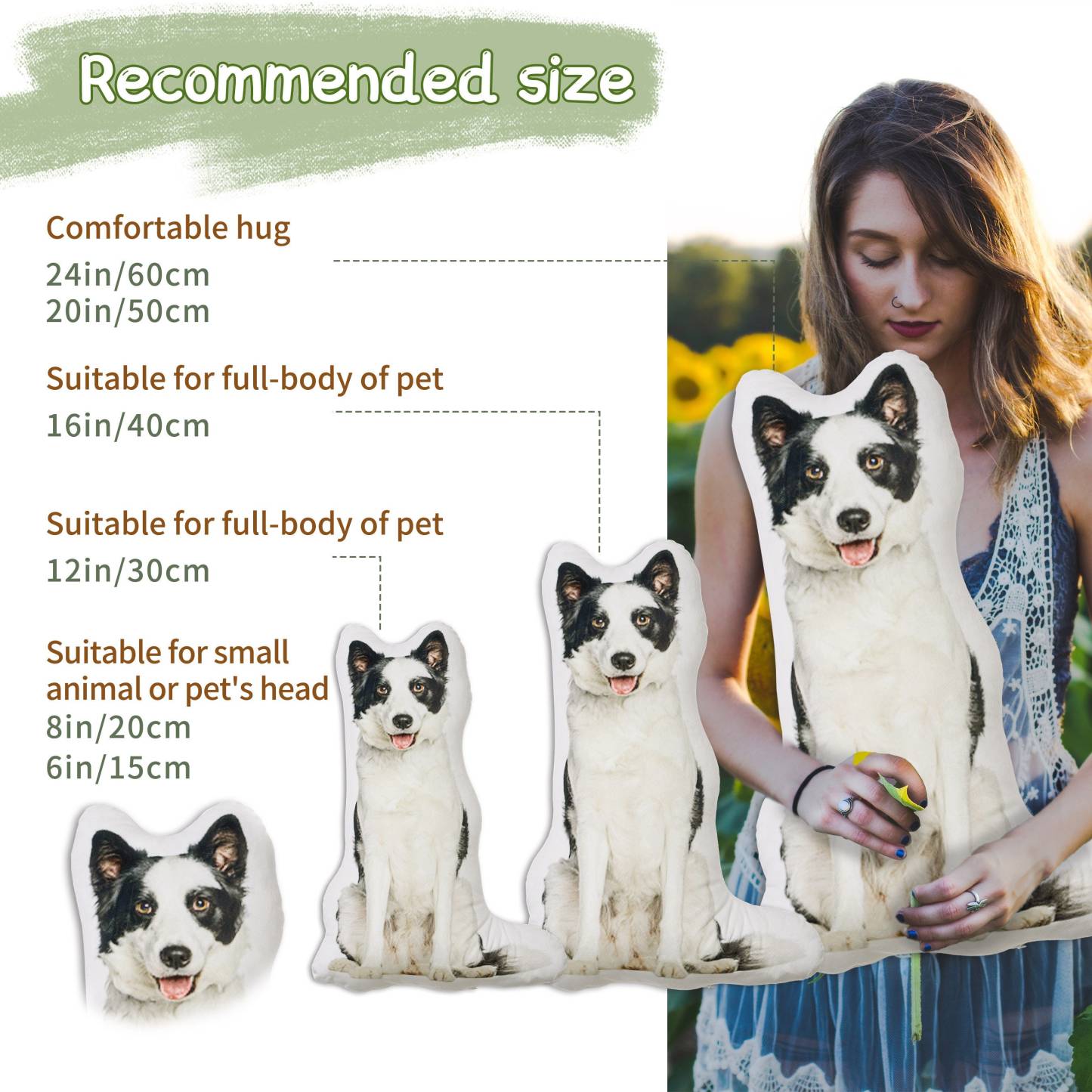 Personalized Pet Pillow, Custom Animal Decorative Pillow, Dog And Cat Cushion, Pet Lover Gift, Personalized Pillow