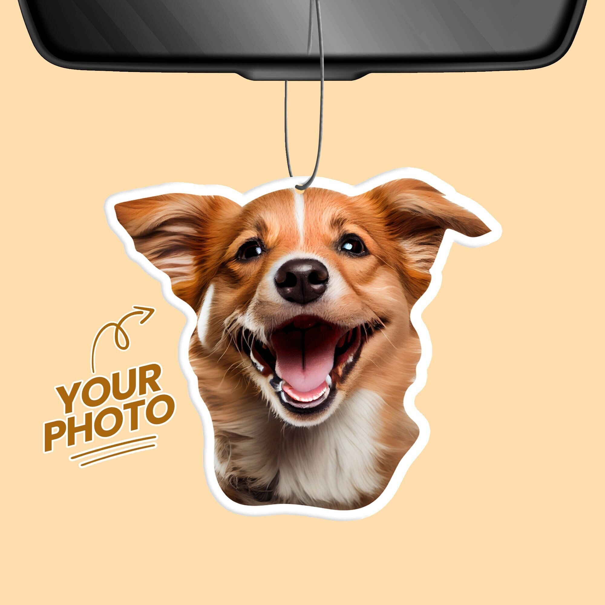 Custom Air Freshener From Photo - Air Freshener - Car Accessories For Boyfriend Birthday Gift For Dad