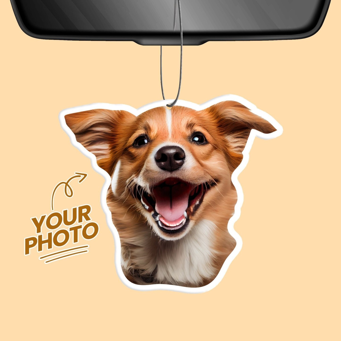 Custom Air Freshener From Photo - Air Freshener - Car Accessories For Boyfriend Birthday Gift For Dad