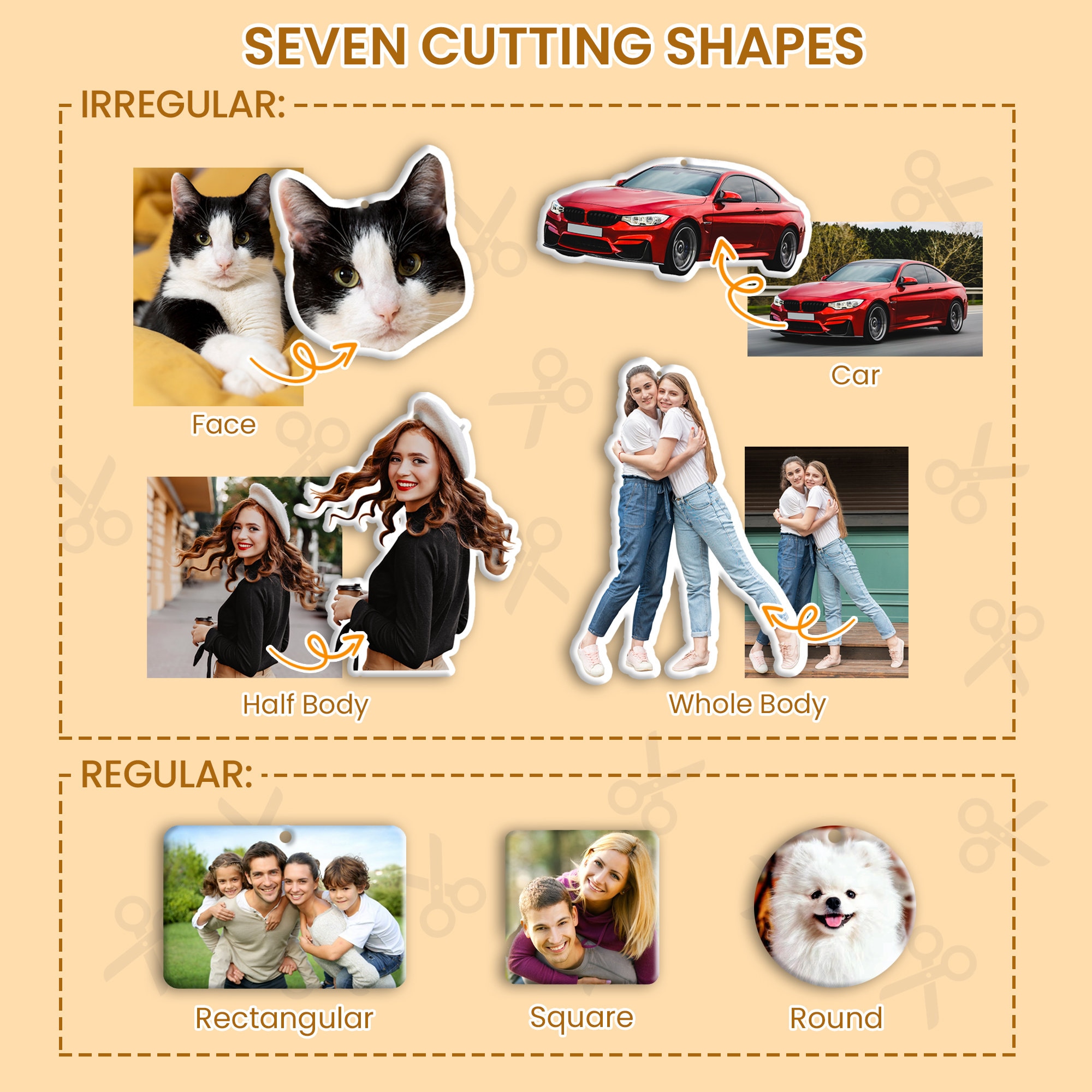 Custom Air Freshener From Photo - Air Freshener - Car Accessories For Boyfriend Birthday Gift For Dad