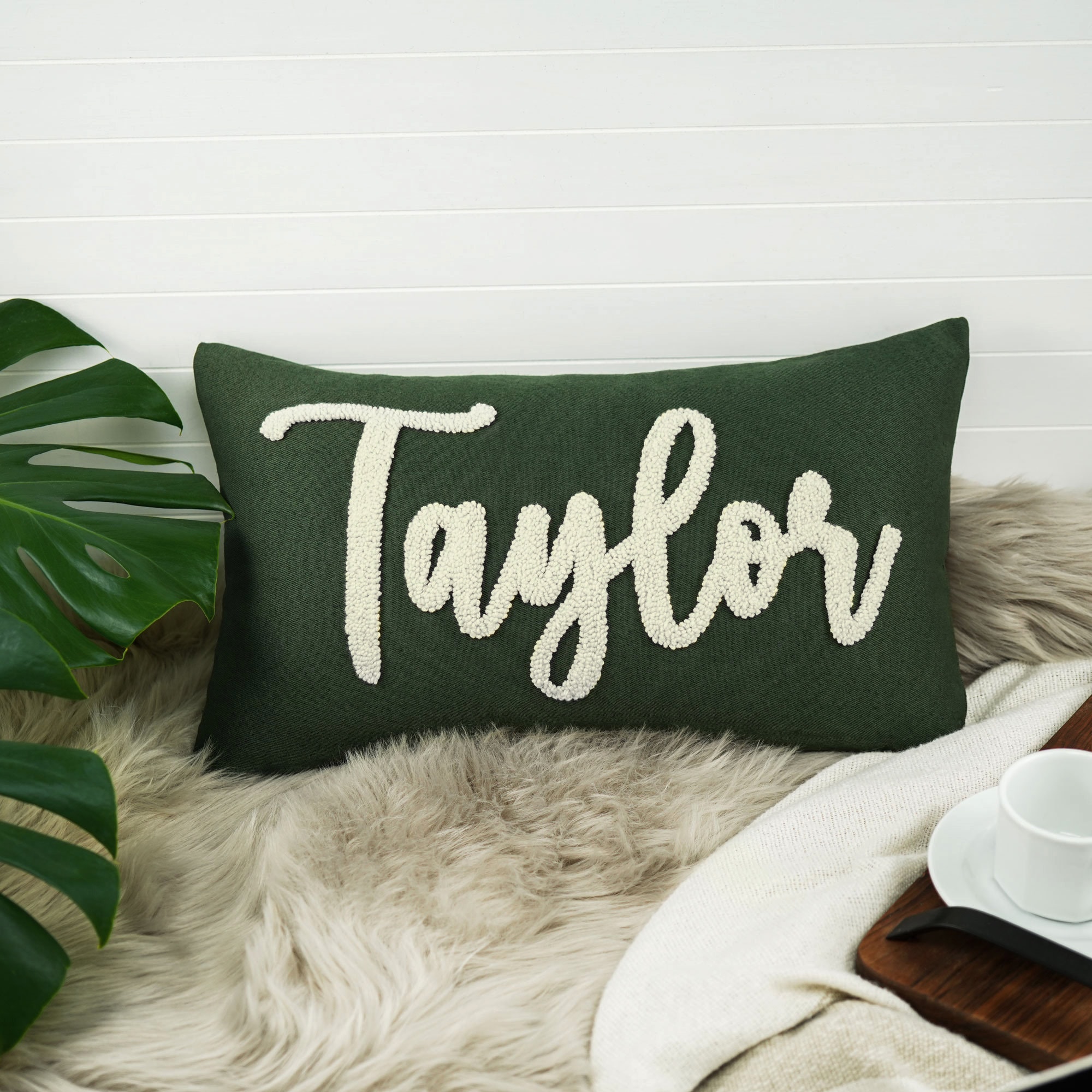 Custom Embroidered Pillow | Personalized Gift for Him | Perfect for Anniversaries & Birthdays