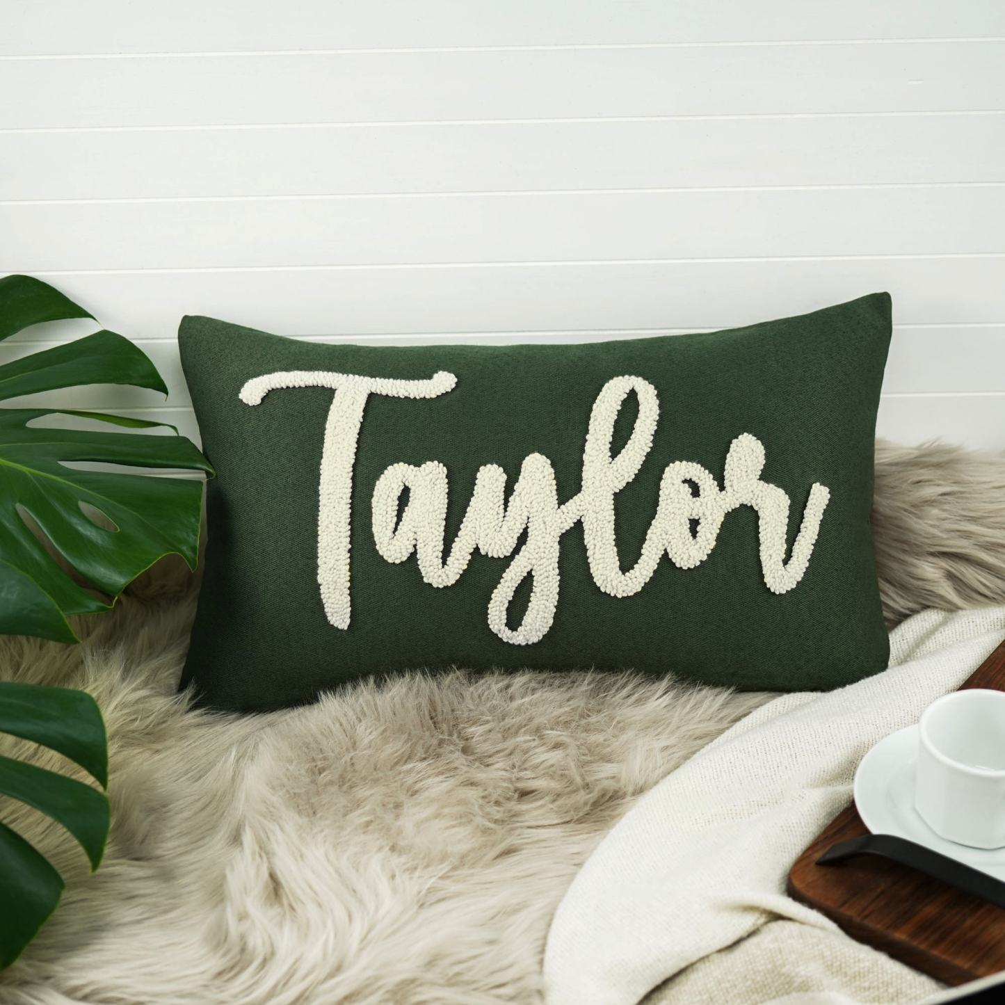 Custom Embroidered Pillow | Personalized Gift for Him | Perfect for Anniversaries & Birthdays