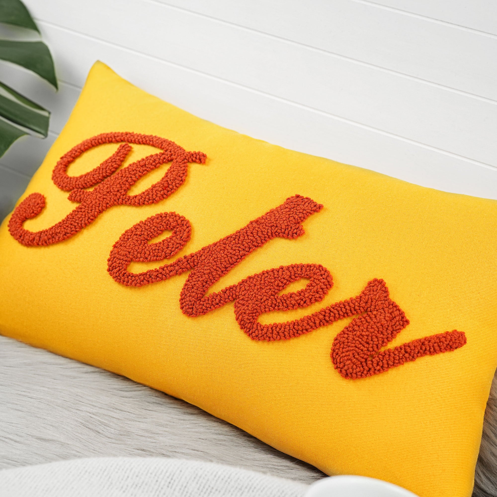Custom Embroidered Pillow | Personalized Gift for Him | Perfect for Anniversaries & Birthdays