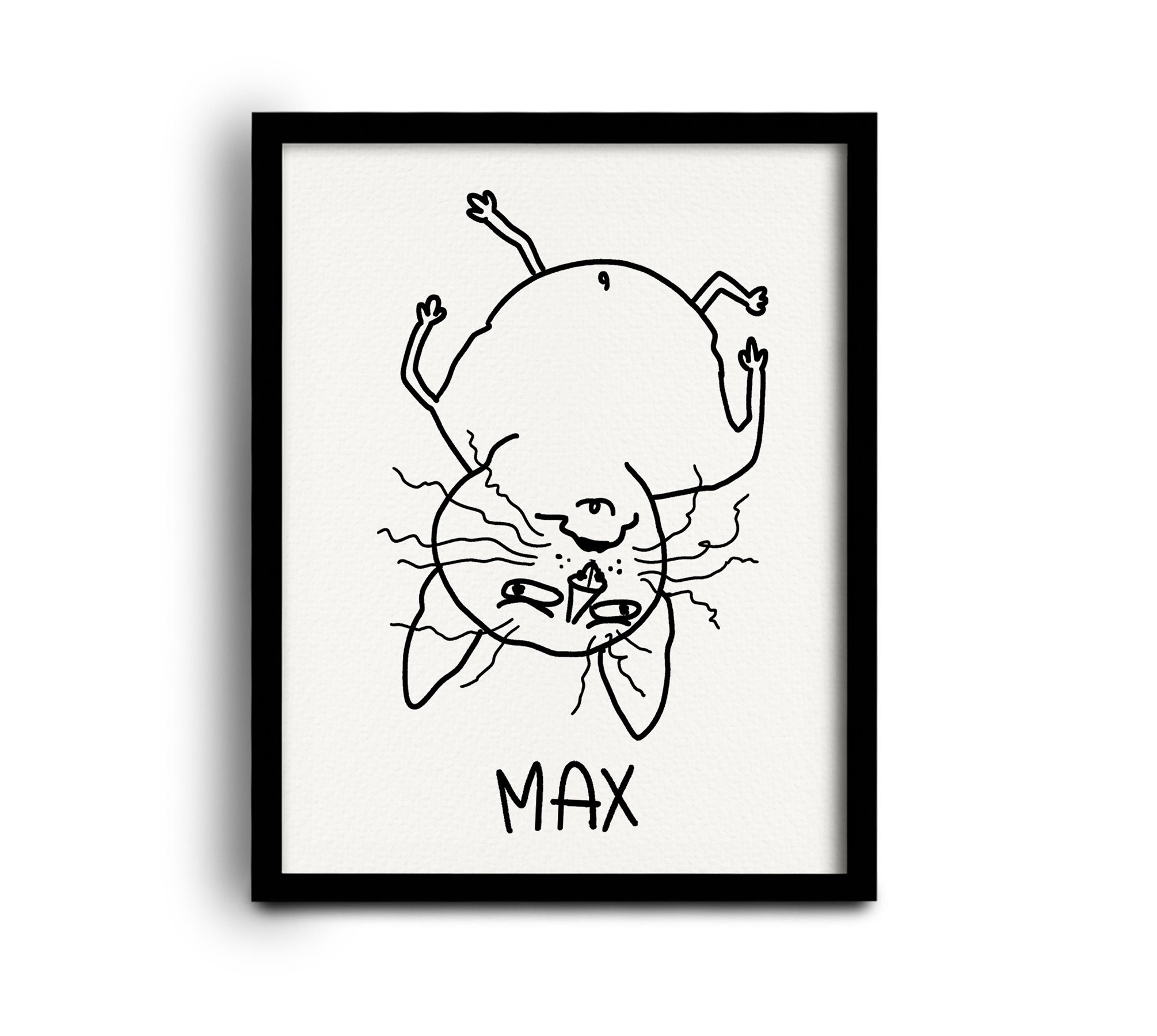 Custom Pet Portrait Ugly Pet Portrait Bad Portrait Bad Pet Portrait 