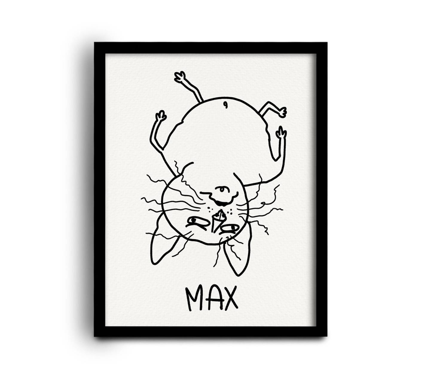 Custom Pet Portrait Ugly Pet Portrait Bad Portrait Bad Pet Portrait 