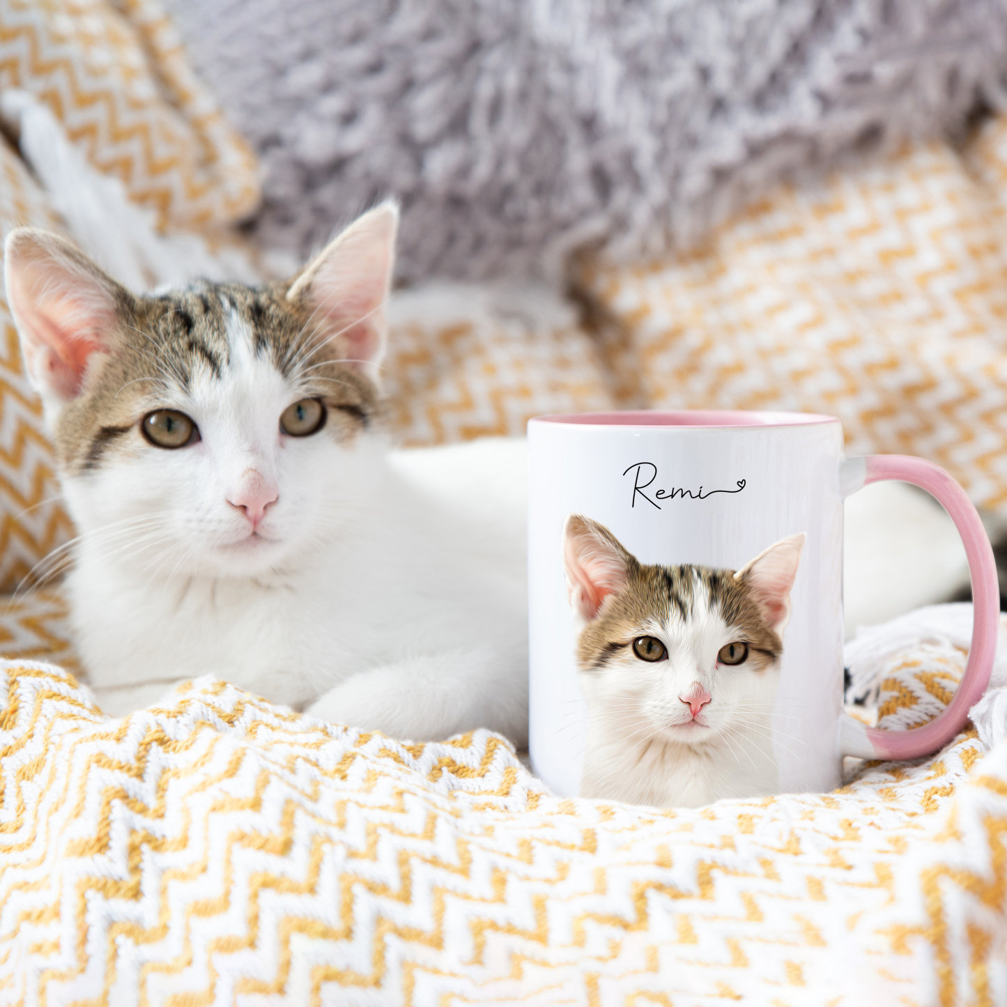 Custom Mug From Photo, Christmas Gift For Pet Parents, Dog Lover Gift, Digital Pet Portrait, Pet Painting, Coffee Mug, Dog Dad Gift