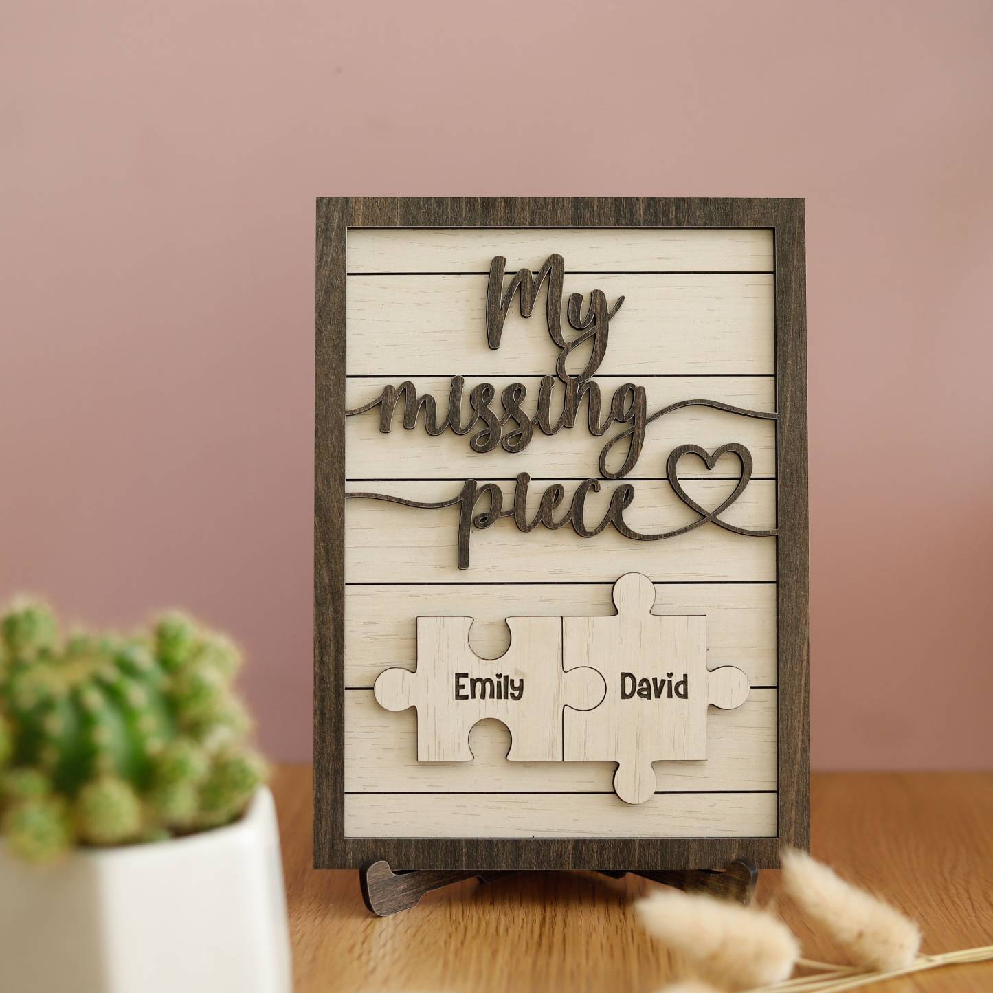 Custom Puzzle Piece Sign, Custom Boyfriend Gifts, Missing Piece Sign