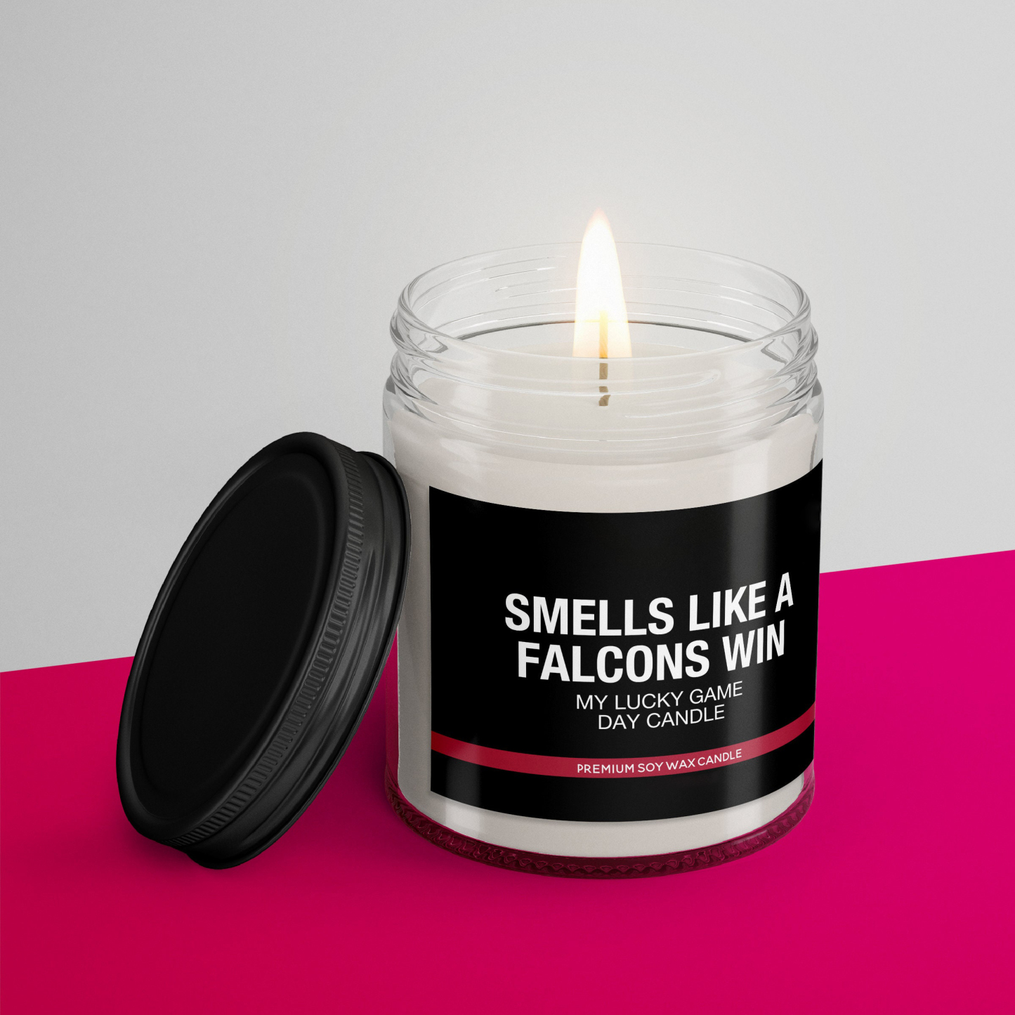 Smells Like a Falcons Win Candle | Atlanta Falcons Candle | Game Day Decor | Funny Falcons Fan Gift | Lucky Falcons Candle Unique