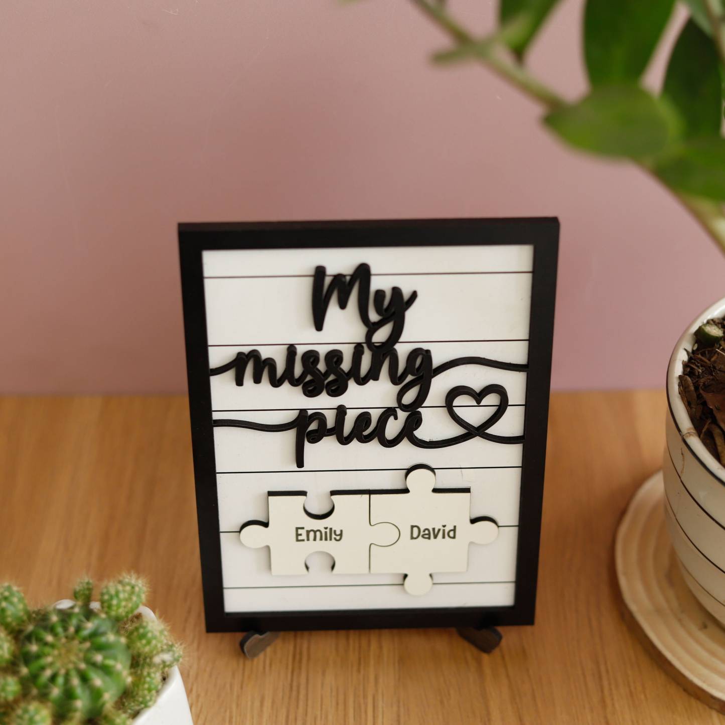 Custom Puzzle Piece Sign, Custom Boyfriend Gifts, Missing Piece Sign