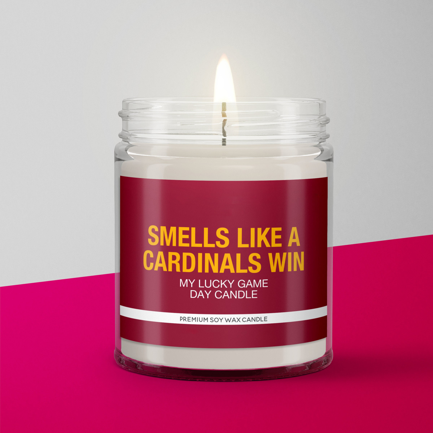 Smells Like a Cardinals Win Candle | Arizona Cardinals Candle | Game Day Decor | Funny Cardinals Fan Gift | Lucky Cardinals Candle Unique