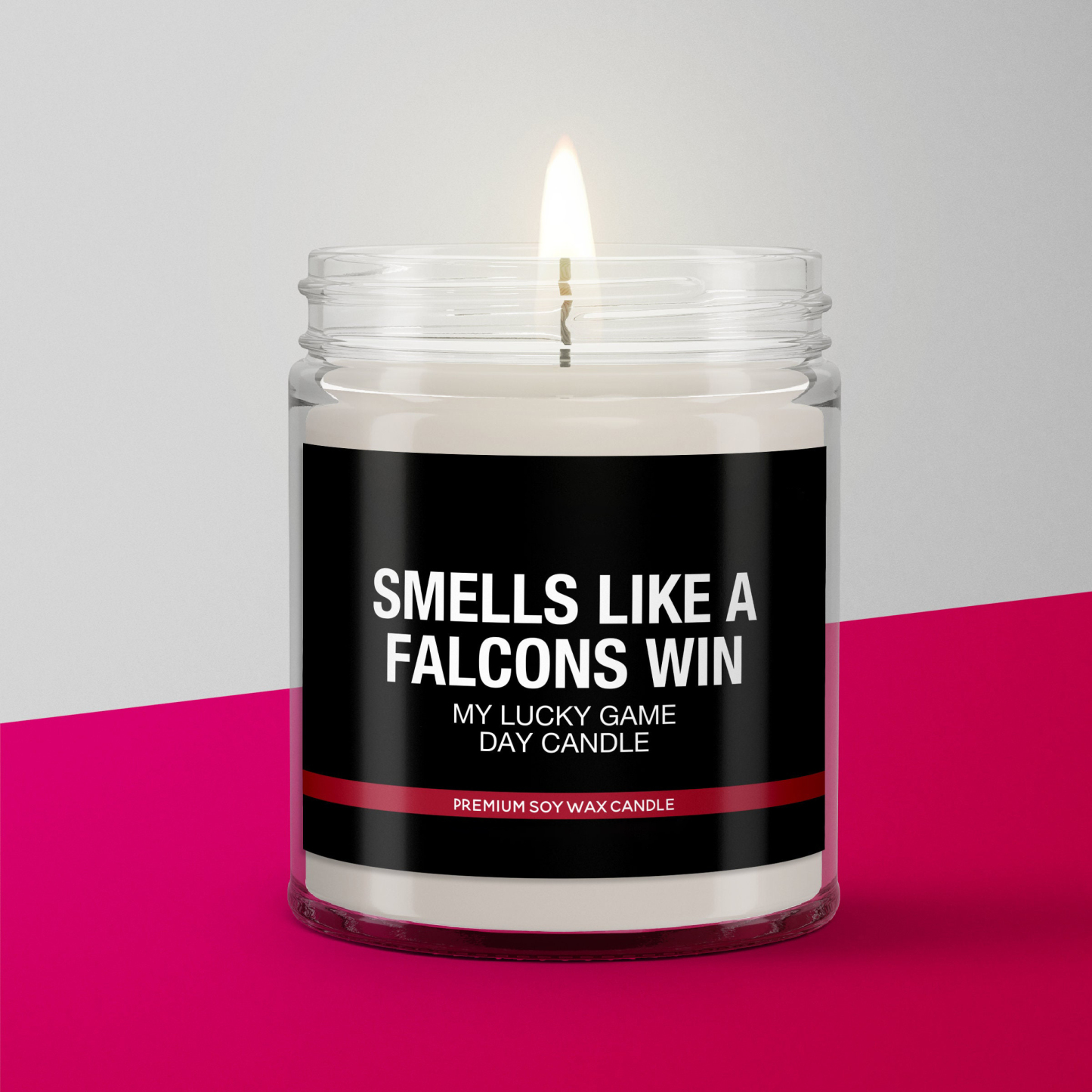 Smells Like a Falcons Win Candle | Atlanta Falcons Candle | Game Day Decor | Funny Falcons Fan Gift | Lucky Falcons Candle Unique
