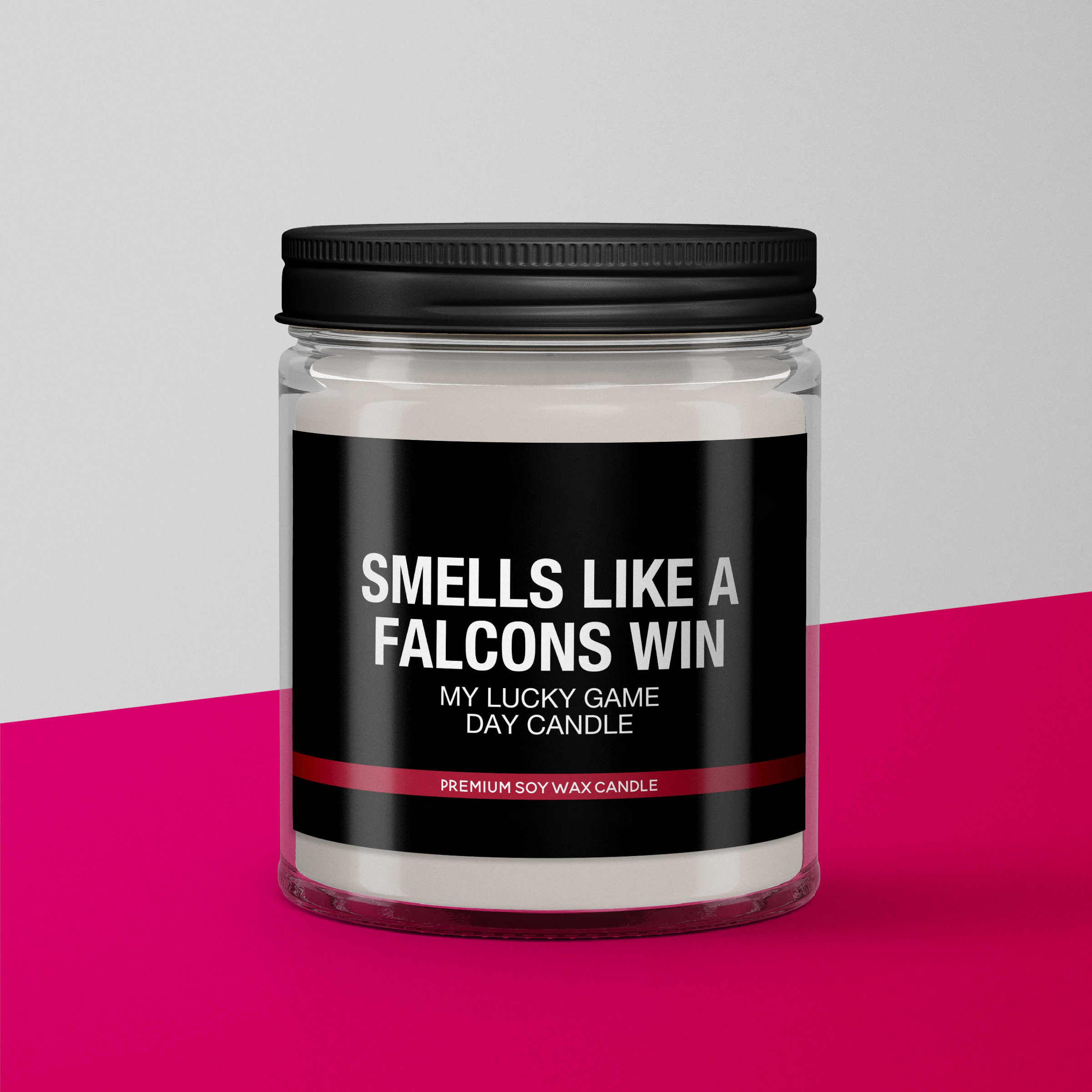 Smells Like a Falcons Win Candle | Atlanta Falcons Candle | Game Day Decor | Funny Falcons Fan Gift | Lucky Falcons Candle Unique