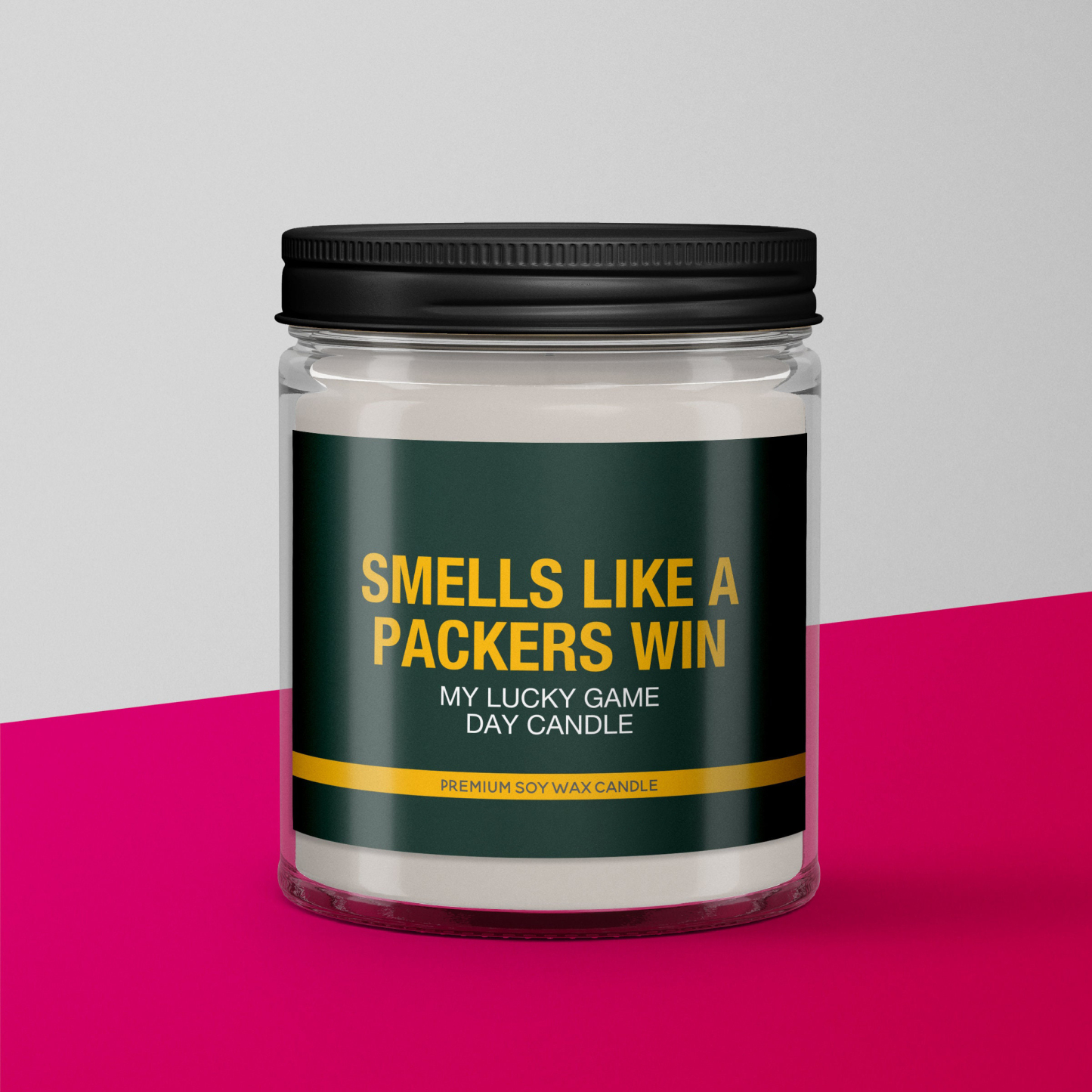 Smells Like a Packers Win Candle | Green Bay Packers Candle | Game Day Decor | Funny Packers Fan Gift | Lucky Packers Candle Unique