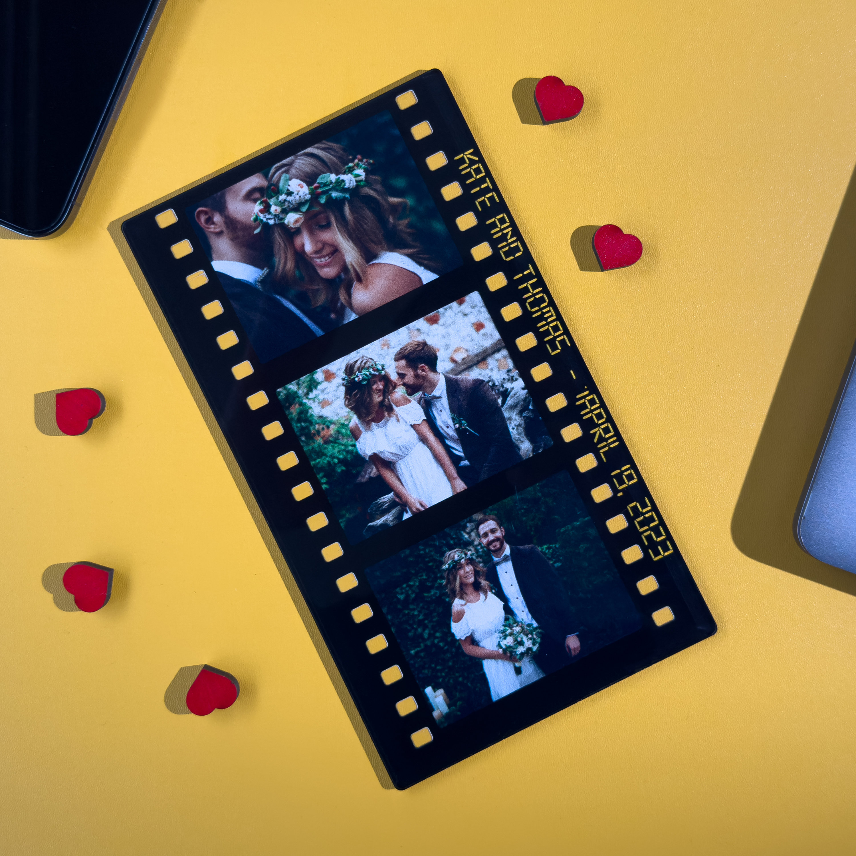 Personalized Photo Acrylic Stand | Custom Film Gift for Couples, Friends & Family | Keepsake for Anniversaries