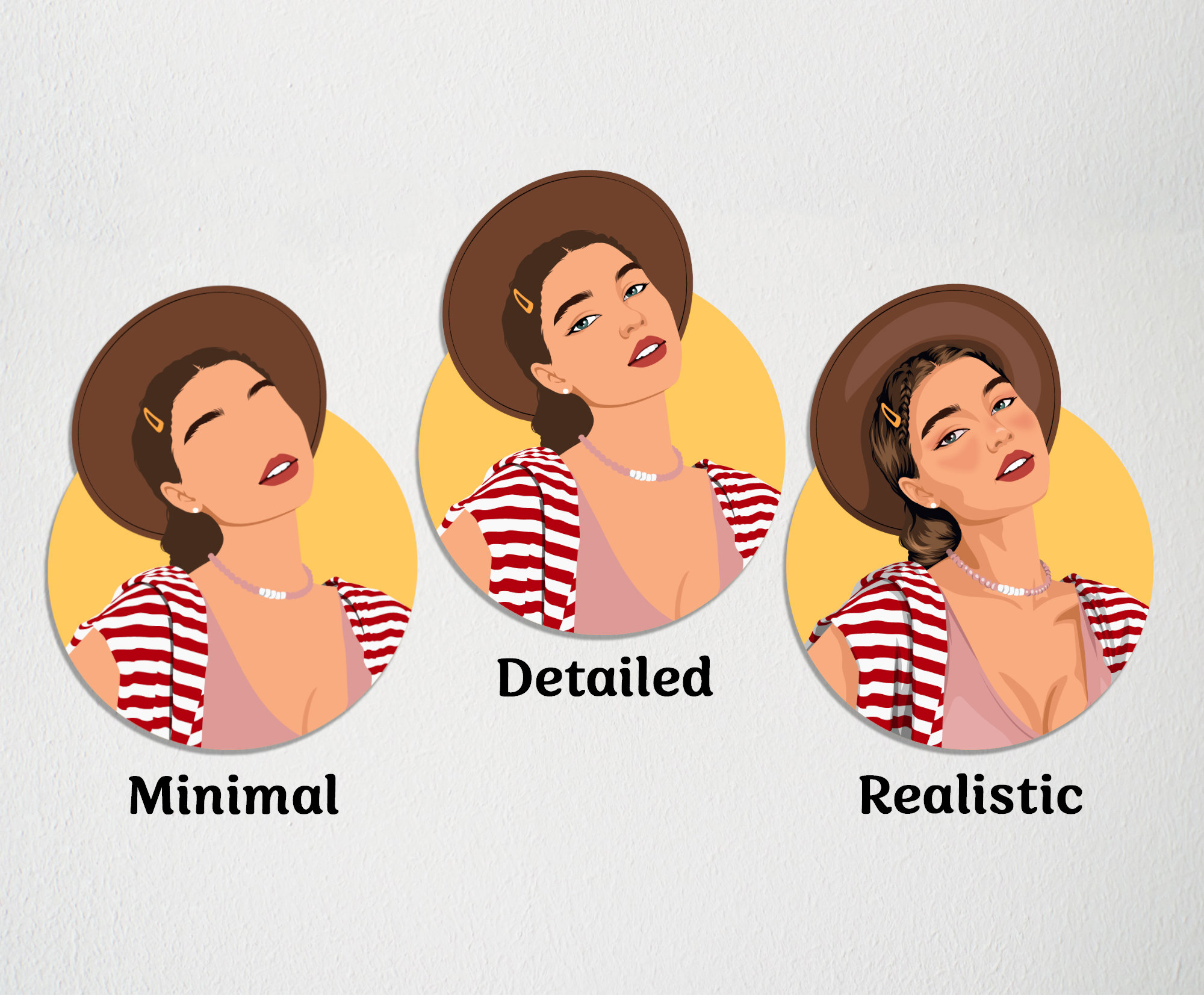 Custom Couple Portrait - Gift For Couple,Family