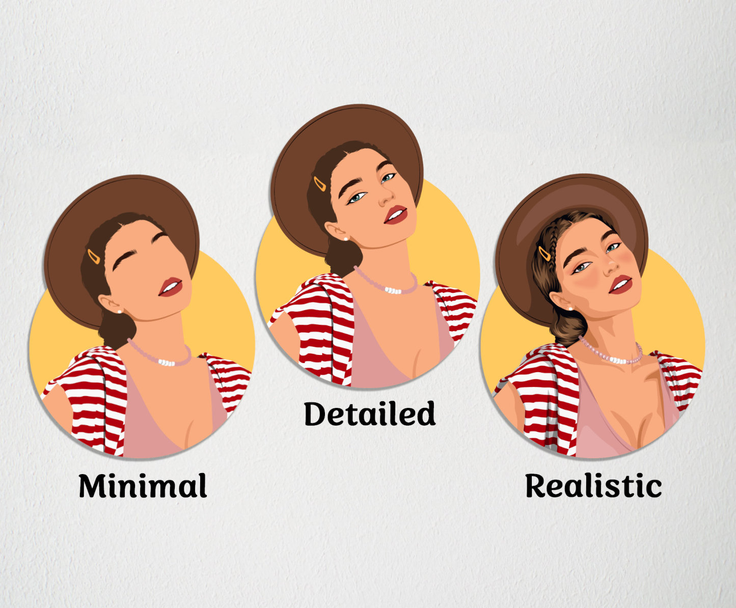 Custom Couple Portrait - Gift For Couple,Family