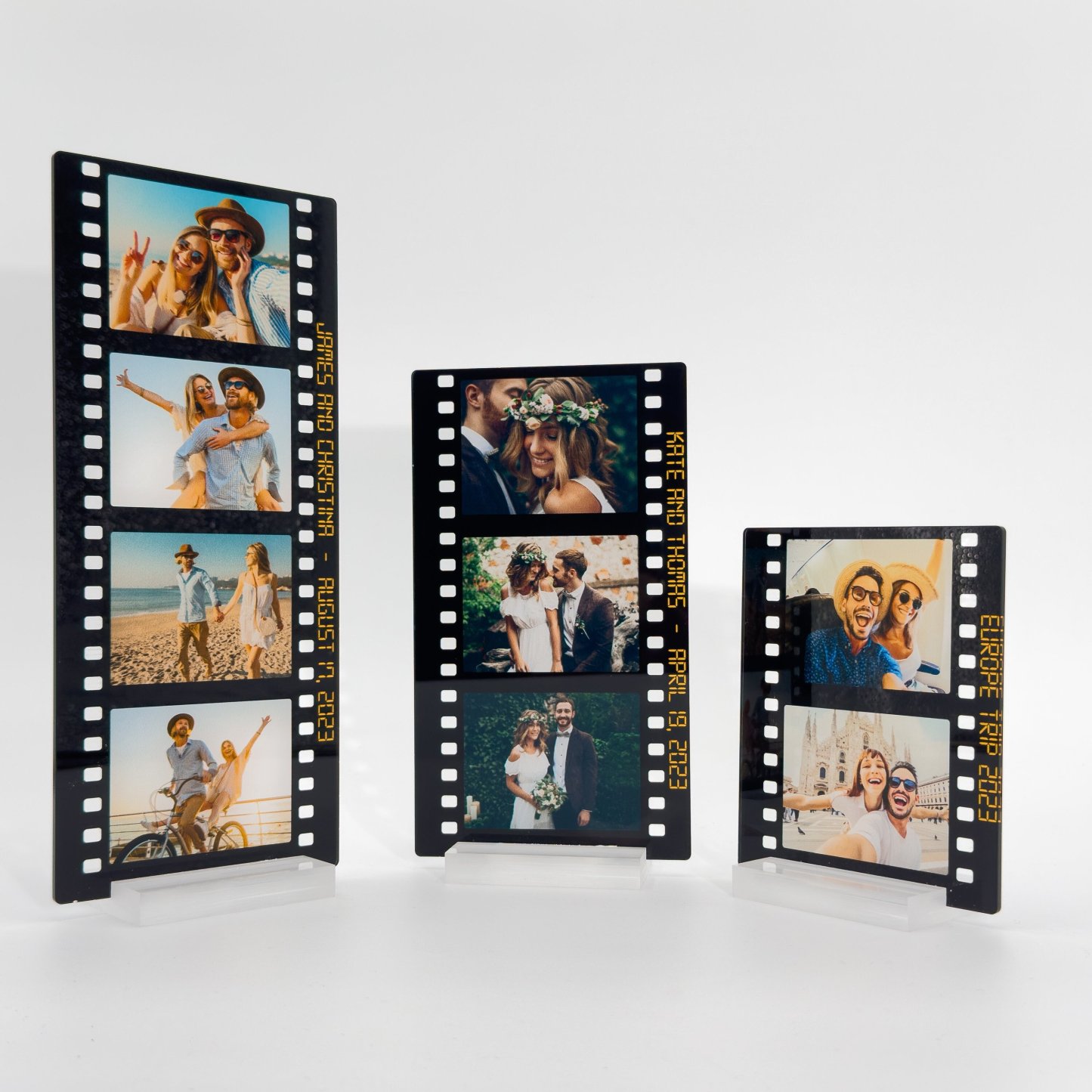 Personalized Photo Acrylic Stand | Custom Film Gift for Couples, Friends & Family | Keepsake for Anniversaries