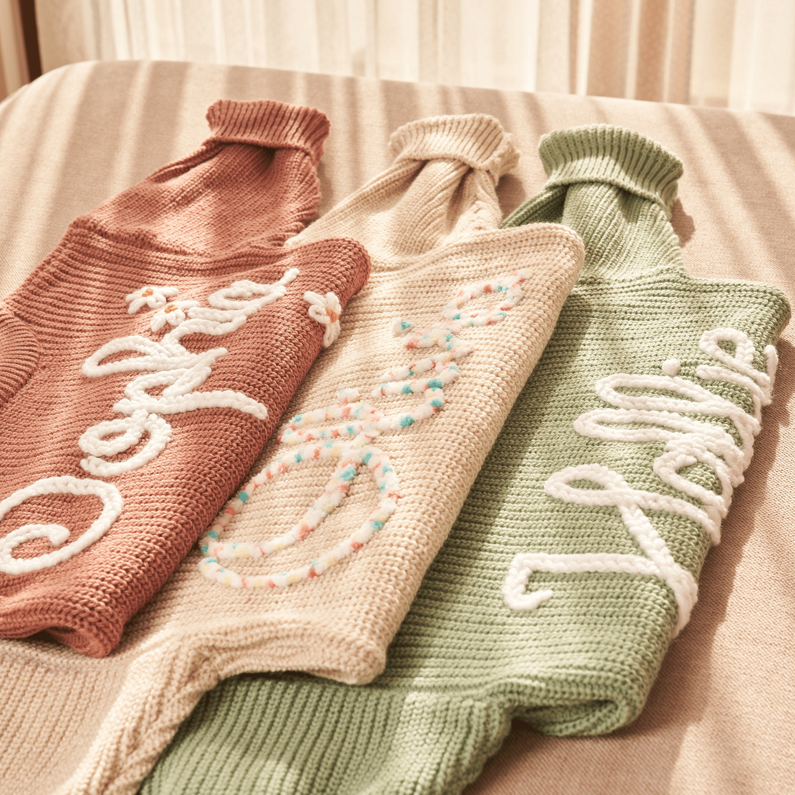 Custom Baby Name Sweater, Embroidered Toddler Sweatshirt, Personalized Baby Gift