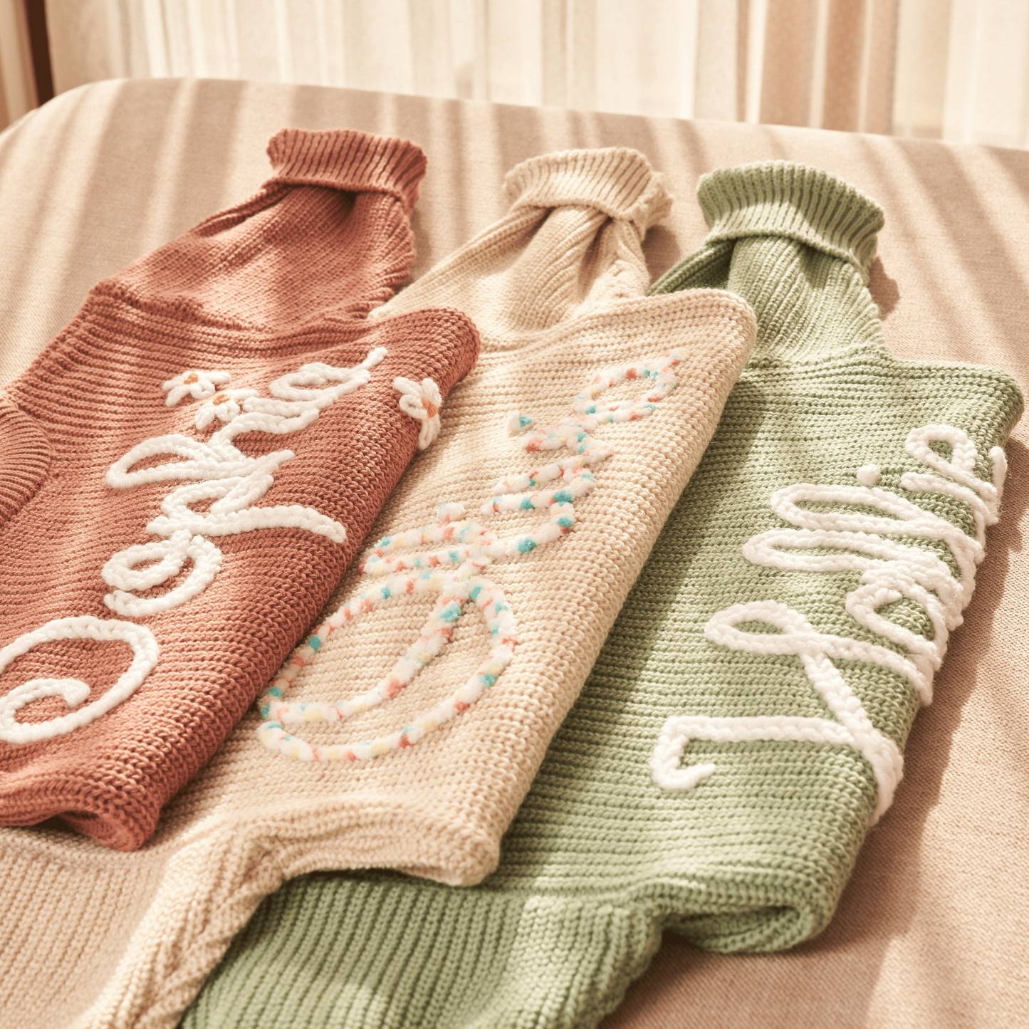 Custom Baby Name Sweater, Embroidered Toddler Sweatshirt, Personalized Baby Gift