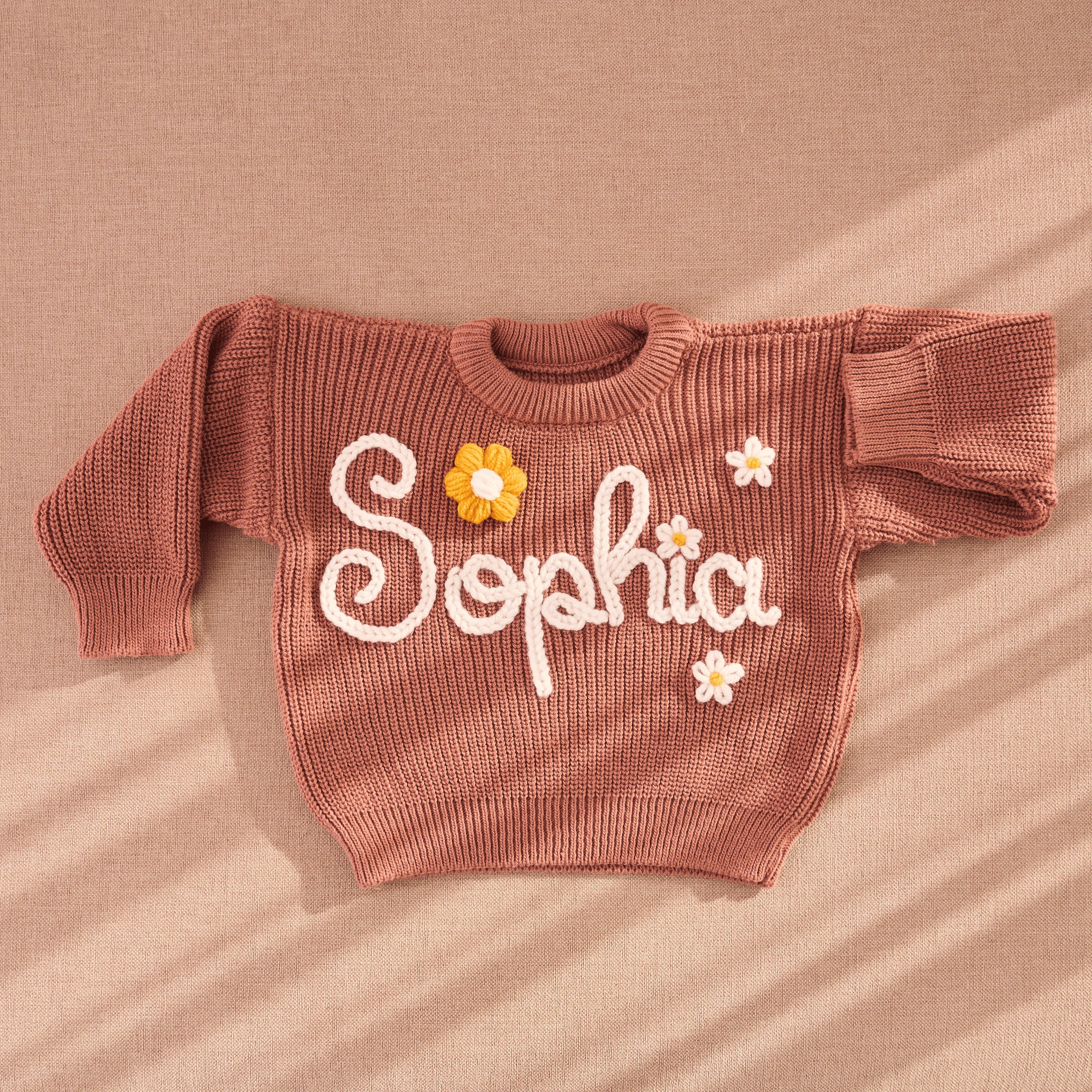 Custom Baby Name Sweater, Embroidered Toddler Sweatshirt, Personalized Baby Gift