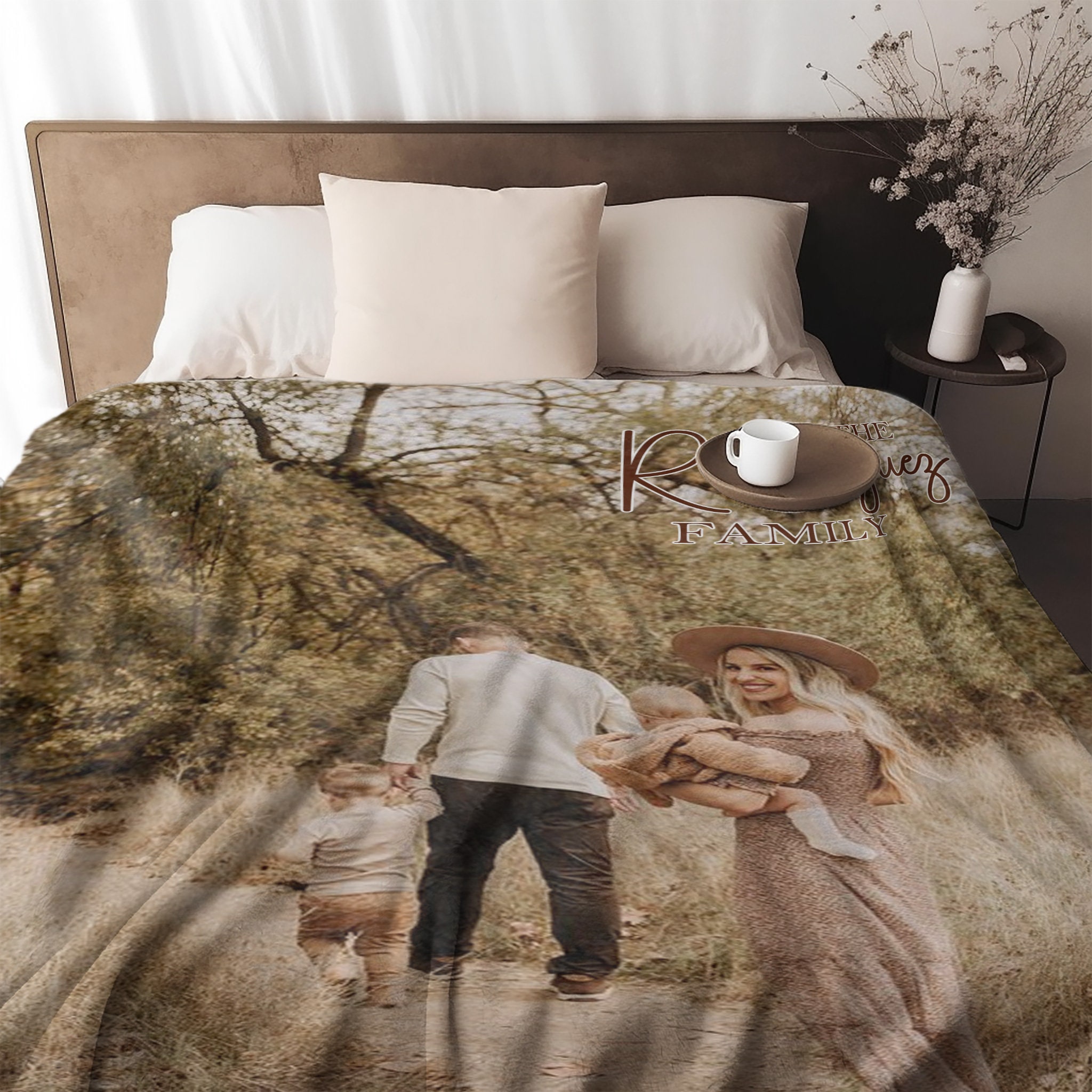 Personalized Photo Blanket, Blanket Photo Collage, Custom Your Own Photo Blanket, Family Photo Gift