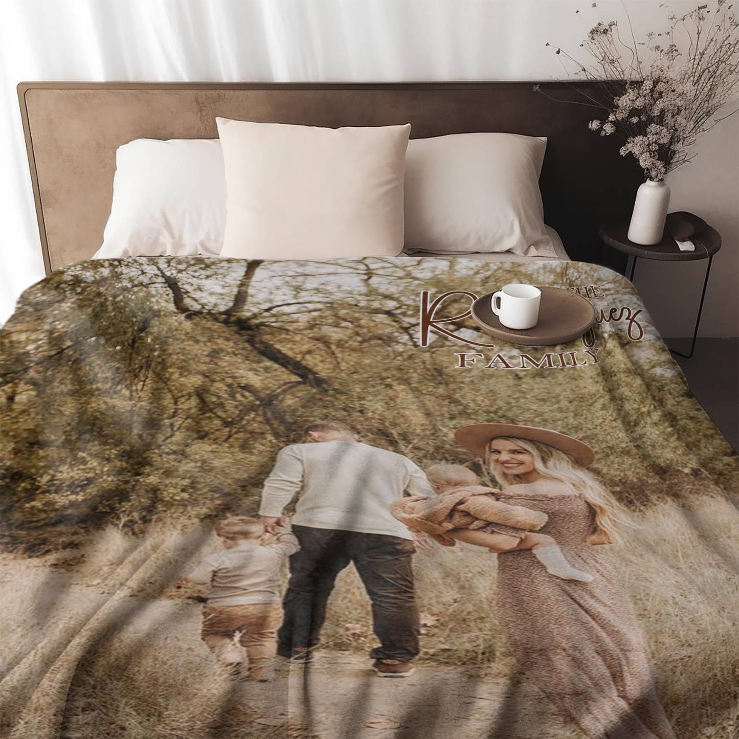 Personalized Photo Blanket, Blanket Photo Collage, Custom Your Own Photo Blanket, Family Photo Gift