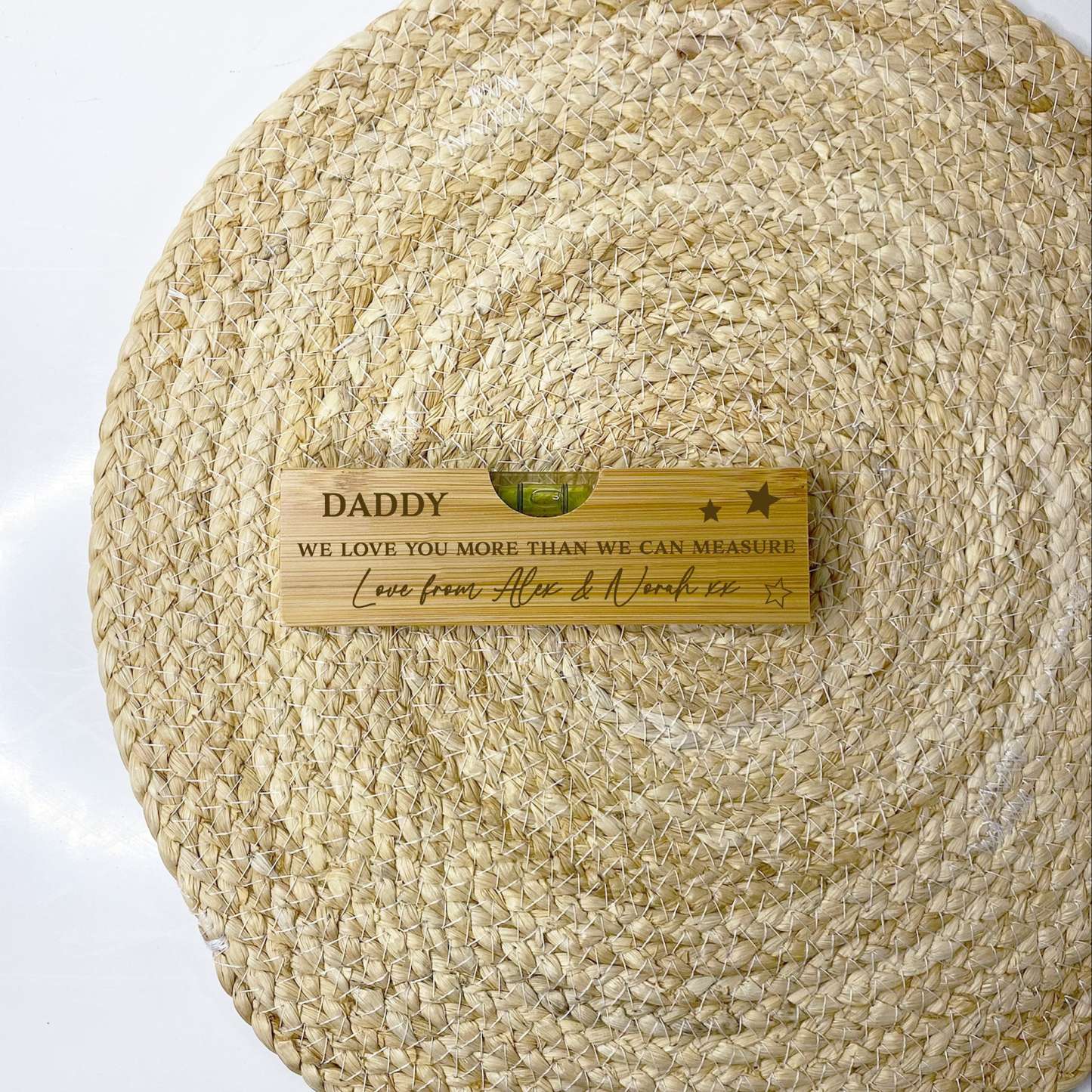 Dad Birthday Gift, Gift For Grandad/To Be, Daddy Gifts, Personalised Bottle Opener, Personalised Wooden Spirit Level Bottle Opener