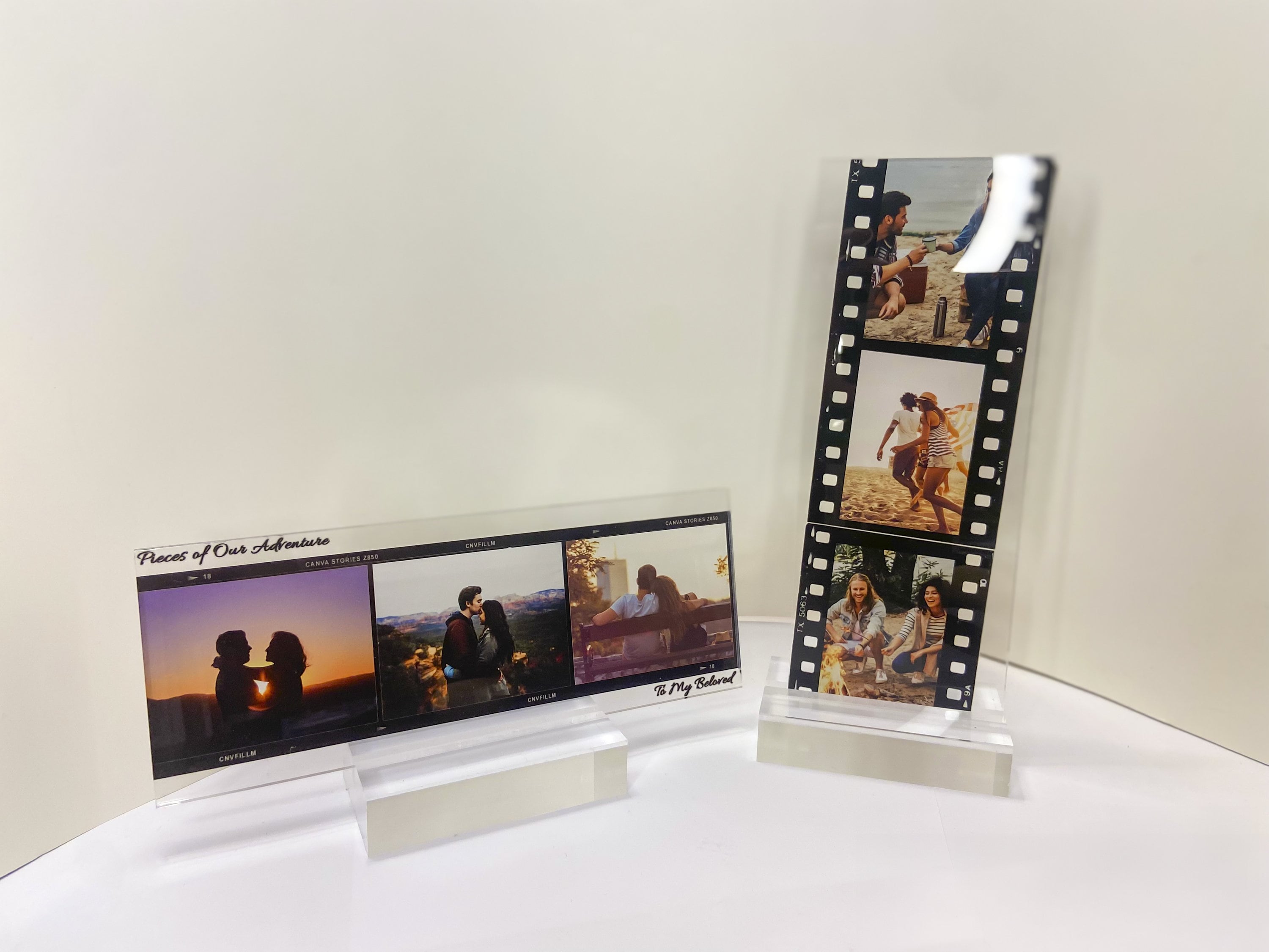 Personalized Film Photo Gift Acrylic Stand | Custom Couple Photos 