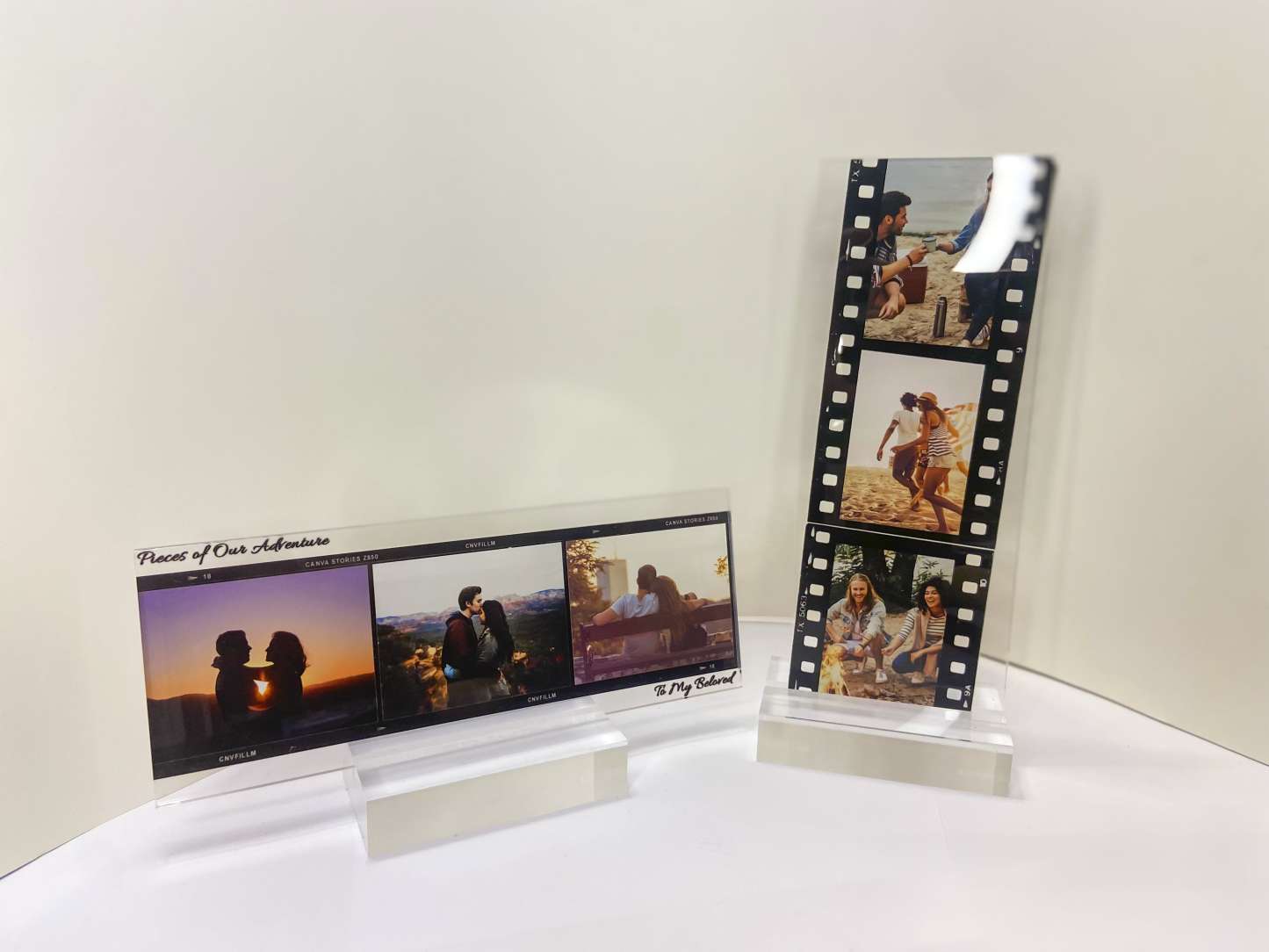 Personalized Film Photo Gift Acrylic Stand | Custom Couple Photos 