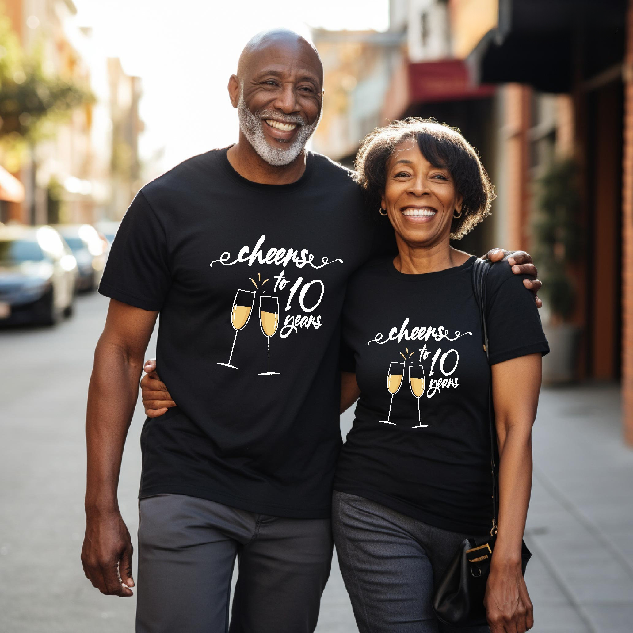 Cheers To Anniversary Shirt, Matching Anniversary Shirts, Custom Anniversary Shirt Gift For Couple, Wifey and Hubby Shirts