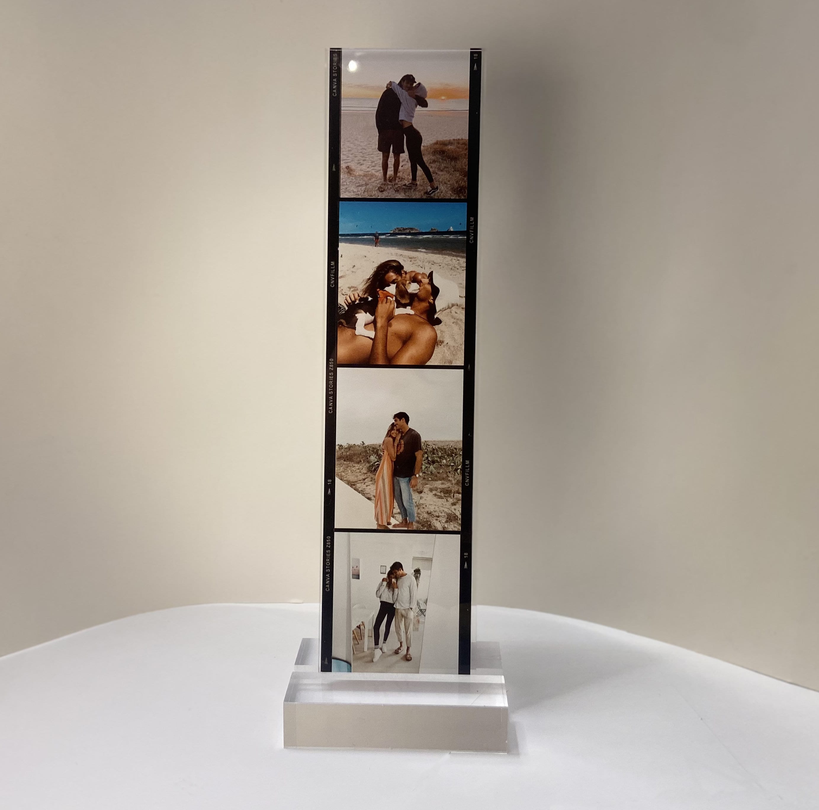 Personalized Film Photo Gift Acrylic Stand | Custom Couple Photos 