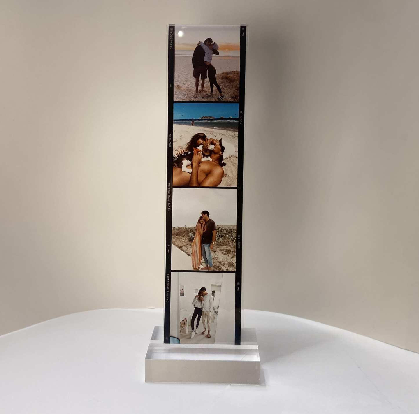 Personalized Film Photo Gift Acrylic Stand | Custom Couple Photos 