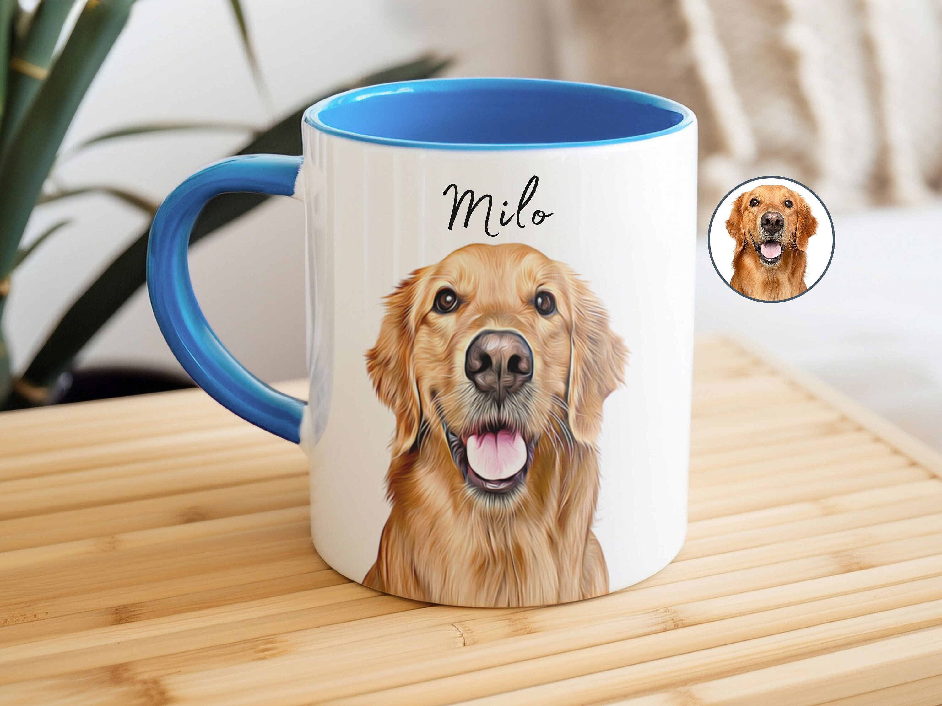 Custom Pet Mug Using Pet Photo + Name Custom Dog Mug Dog Coffee Cup 