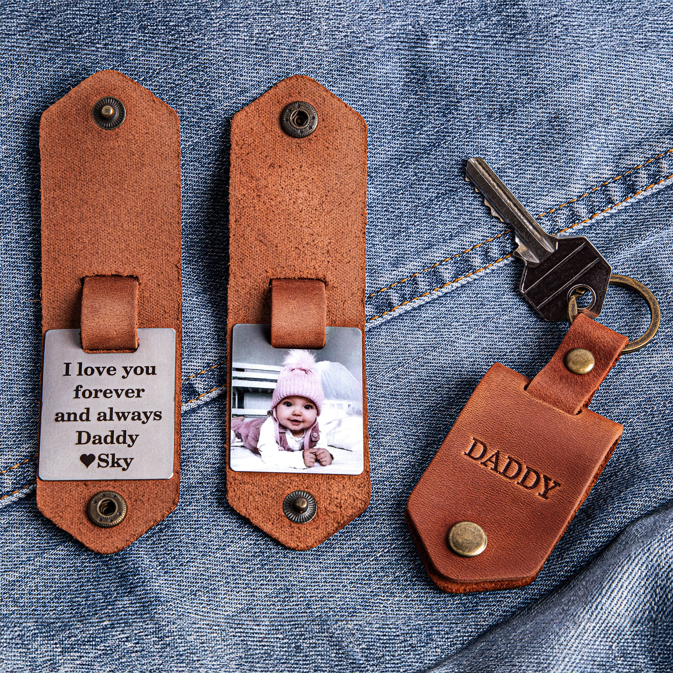 Personalized Ultrasound Keychain for Daddy, Daddy Now You Can Carry Me Too, New Baby Gifts for Daddy