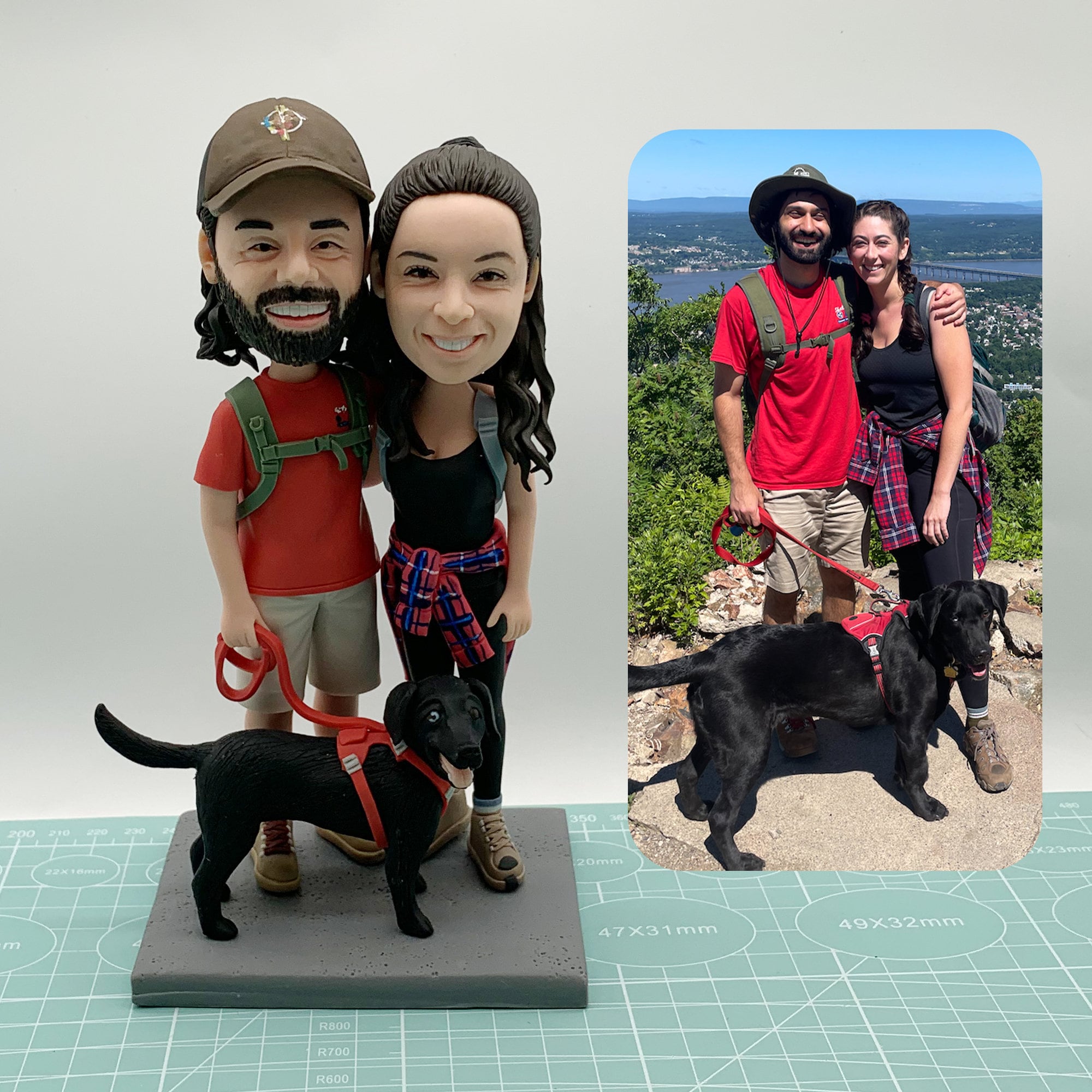 Personalised Custom Couple Bobbleheads