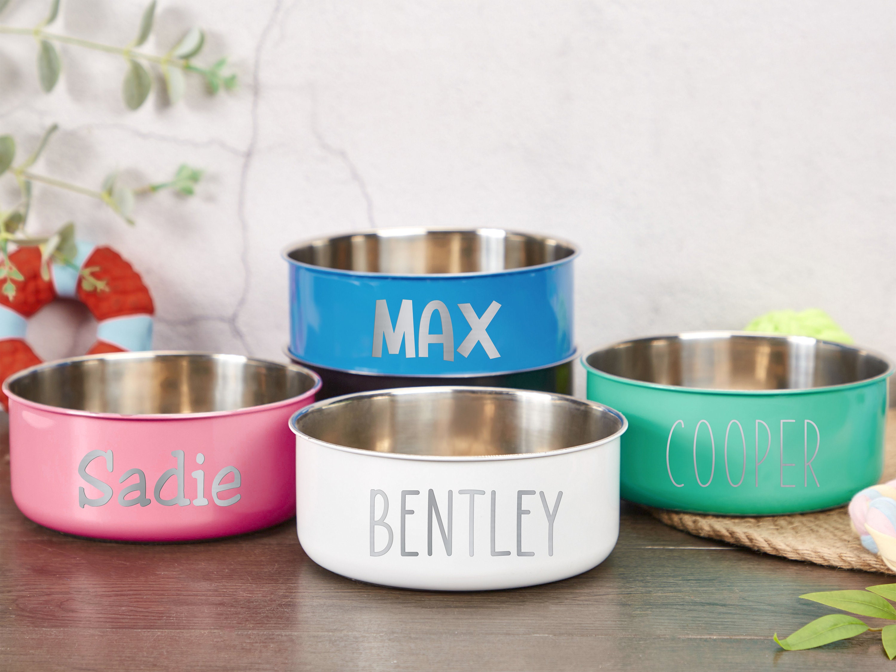 Custom Dog Bowl | Personalized Pet Bowl | Stainless Steel Cat Bowl | Food & Water Bowl | Pet Lover Gift