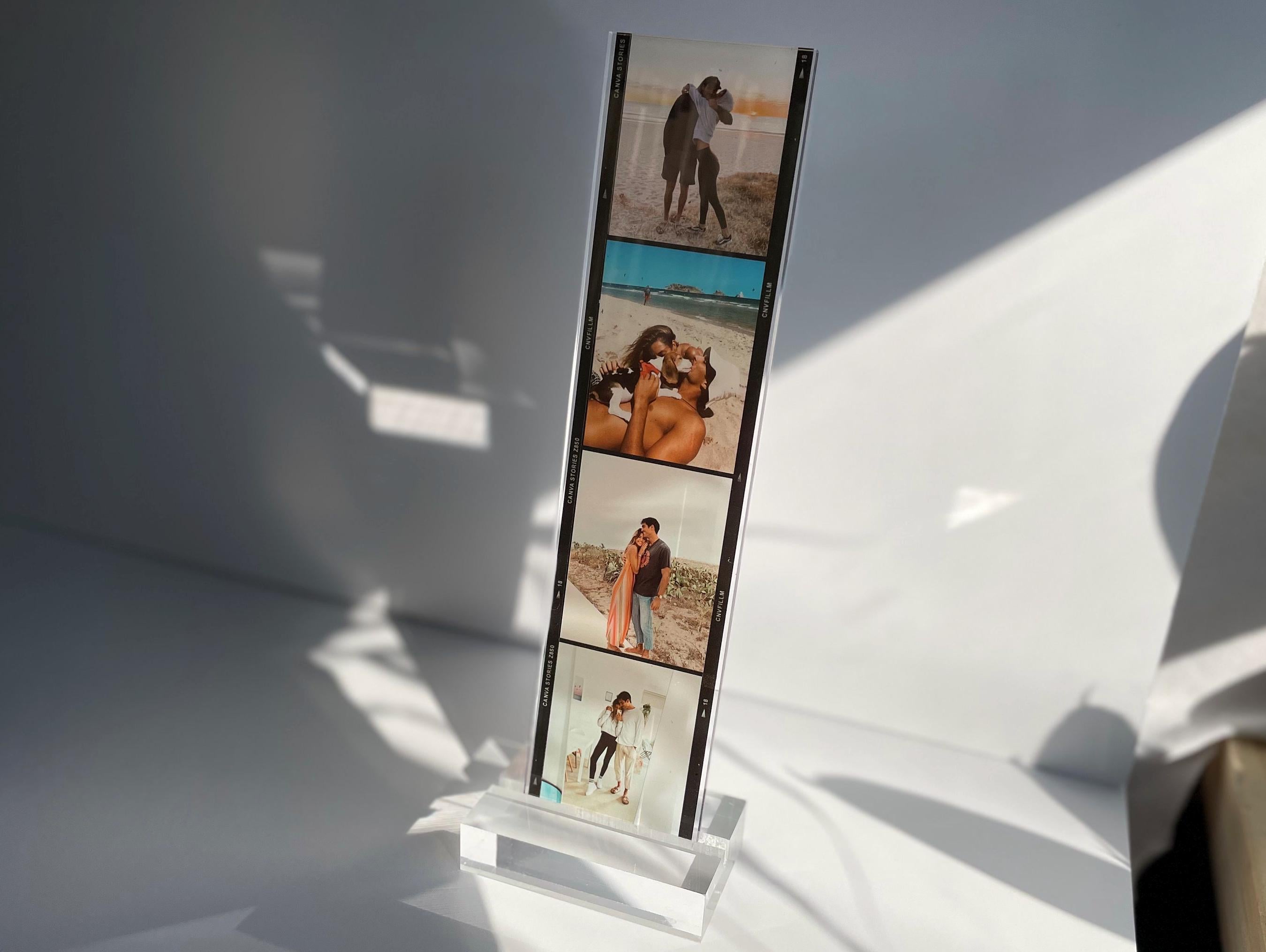 Personalized Film Photo Gift Acrylic Stand | Custom Couple Photos 
