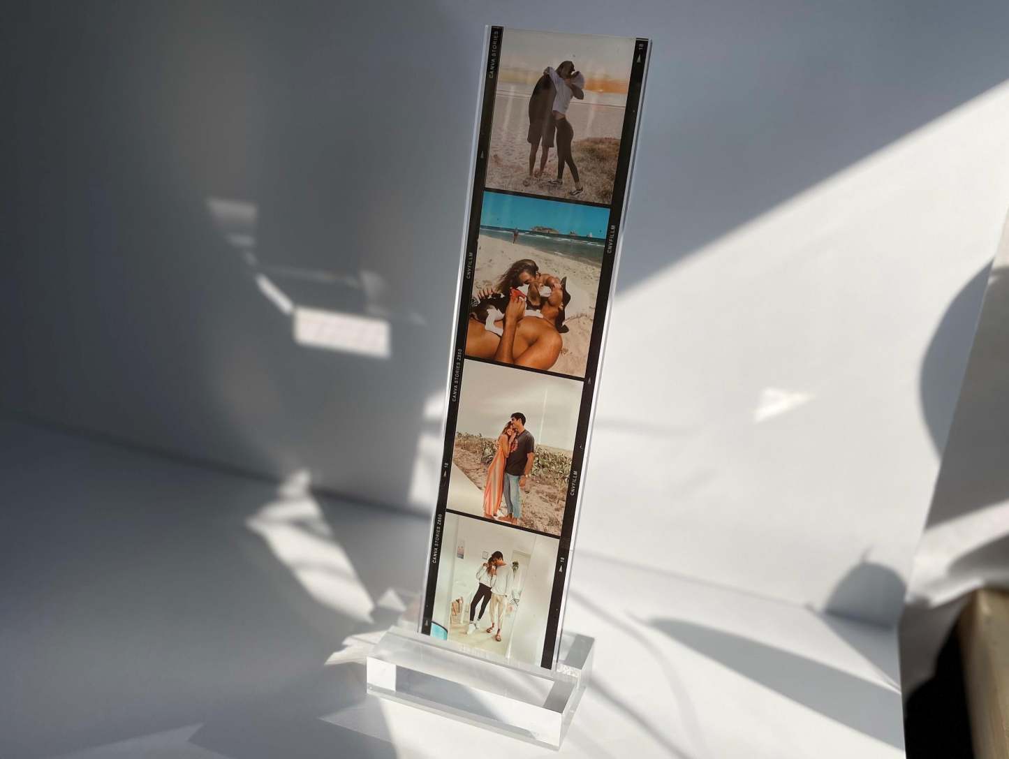 Personalized Film Photo Gift Acrylic Stand | Custom Couple Photos 