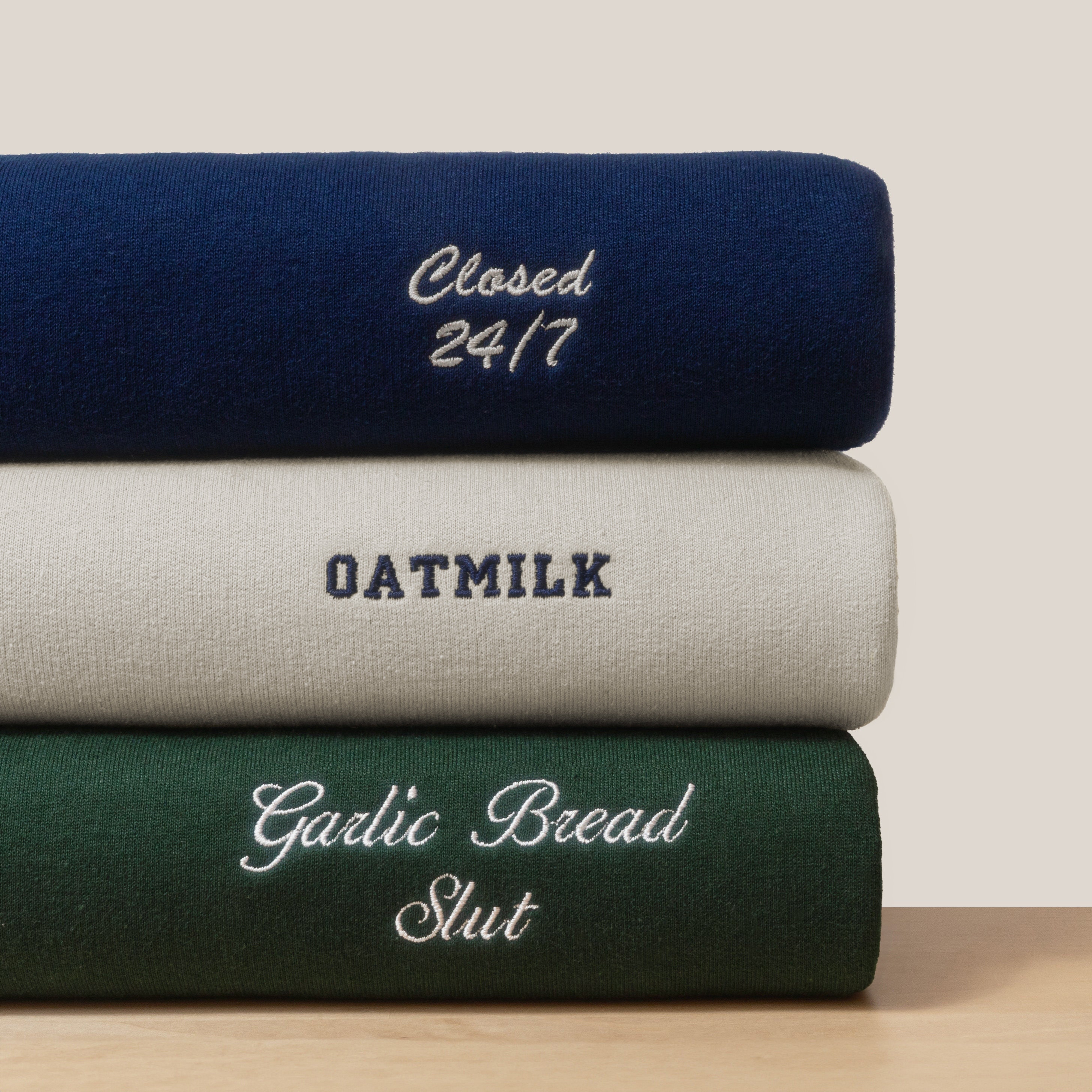 Custom Embroidered Sweatshirt | Personalized Text & Logo | Perfect Gift Idea