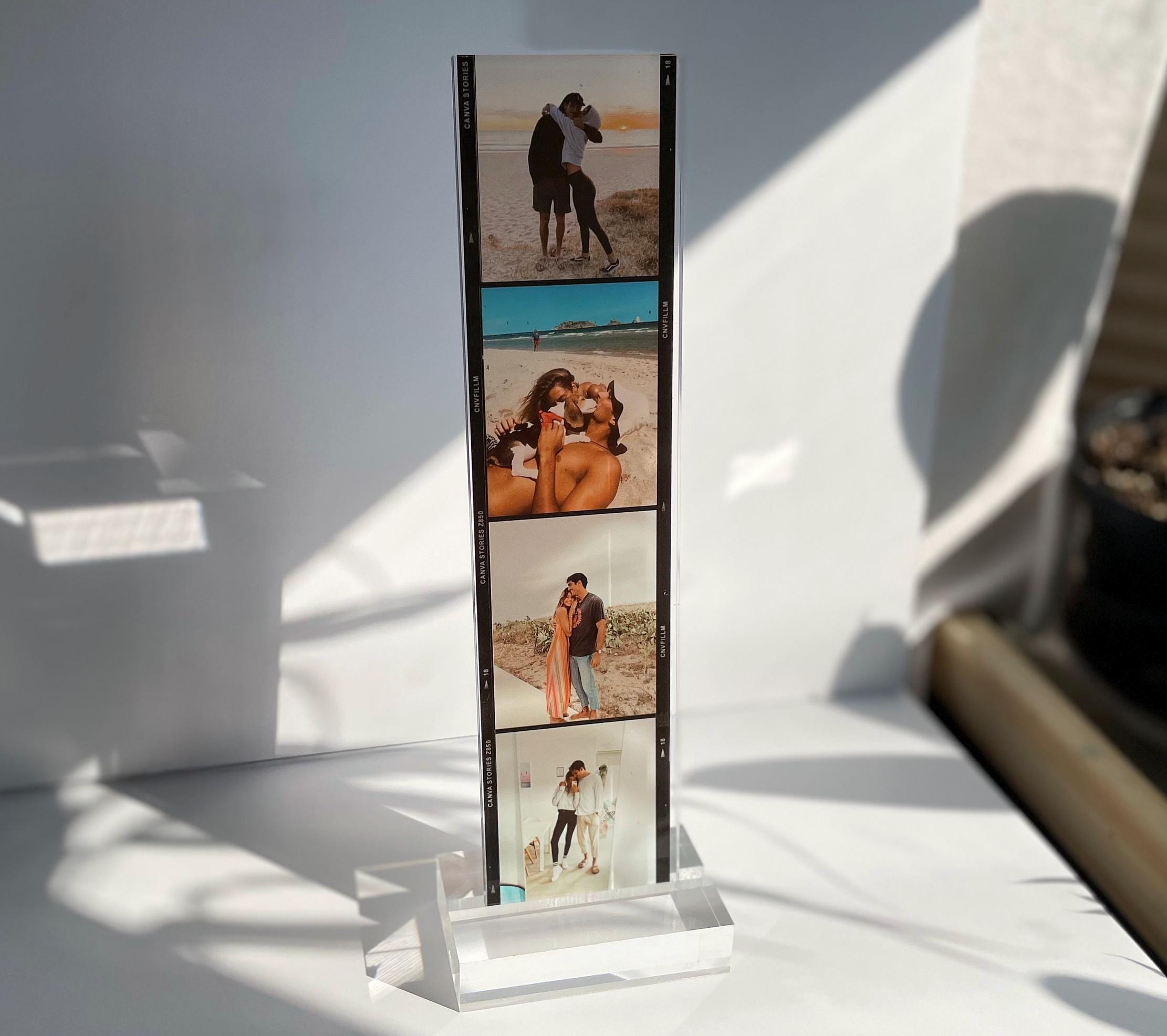 Personalized Film Photo Gift Acrylic Stand | Custom Couple Photos 