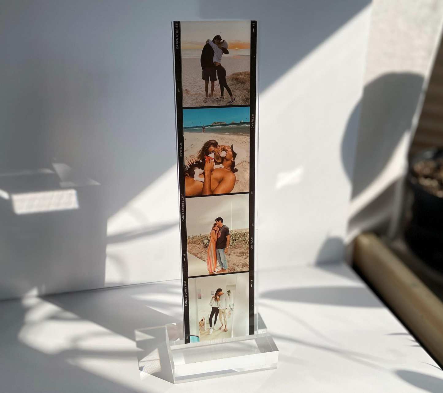 Personalized Film Photo Gift Acrylic Stand | Custom Couple Photos 