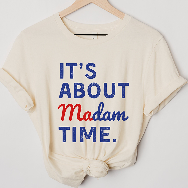 Madam President 2024 Election Shirt, Womens Vote Shirt, Democrat Voting Shirt, Presidential Election Tshirt, Political Candidate Campaign