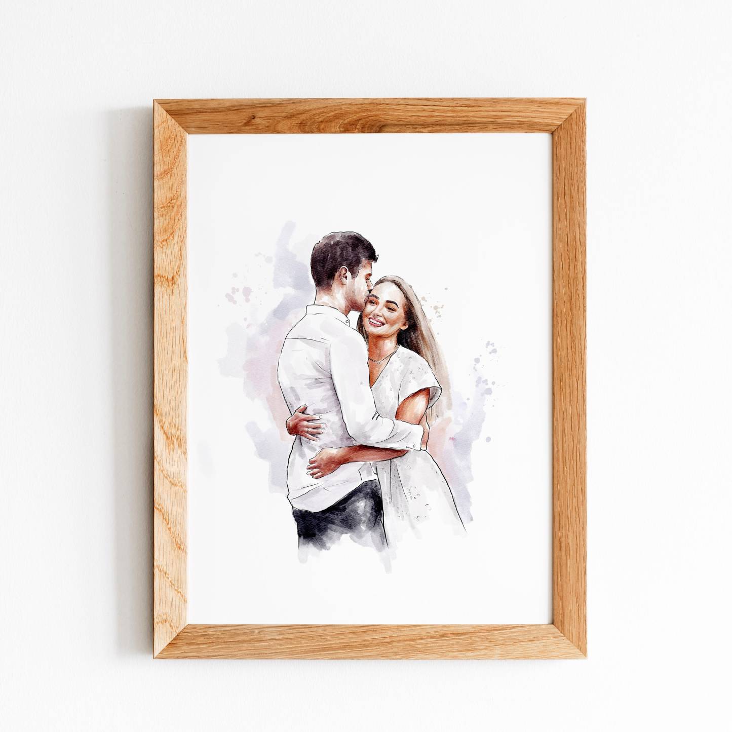 Custom Watercolor Painting From Photo, Gifts for Couple